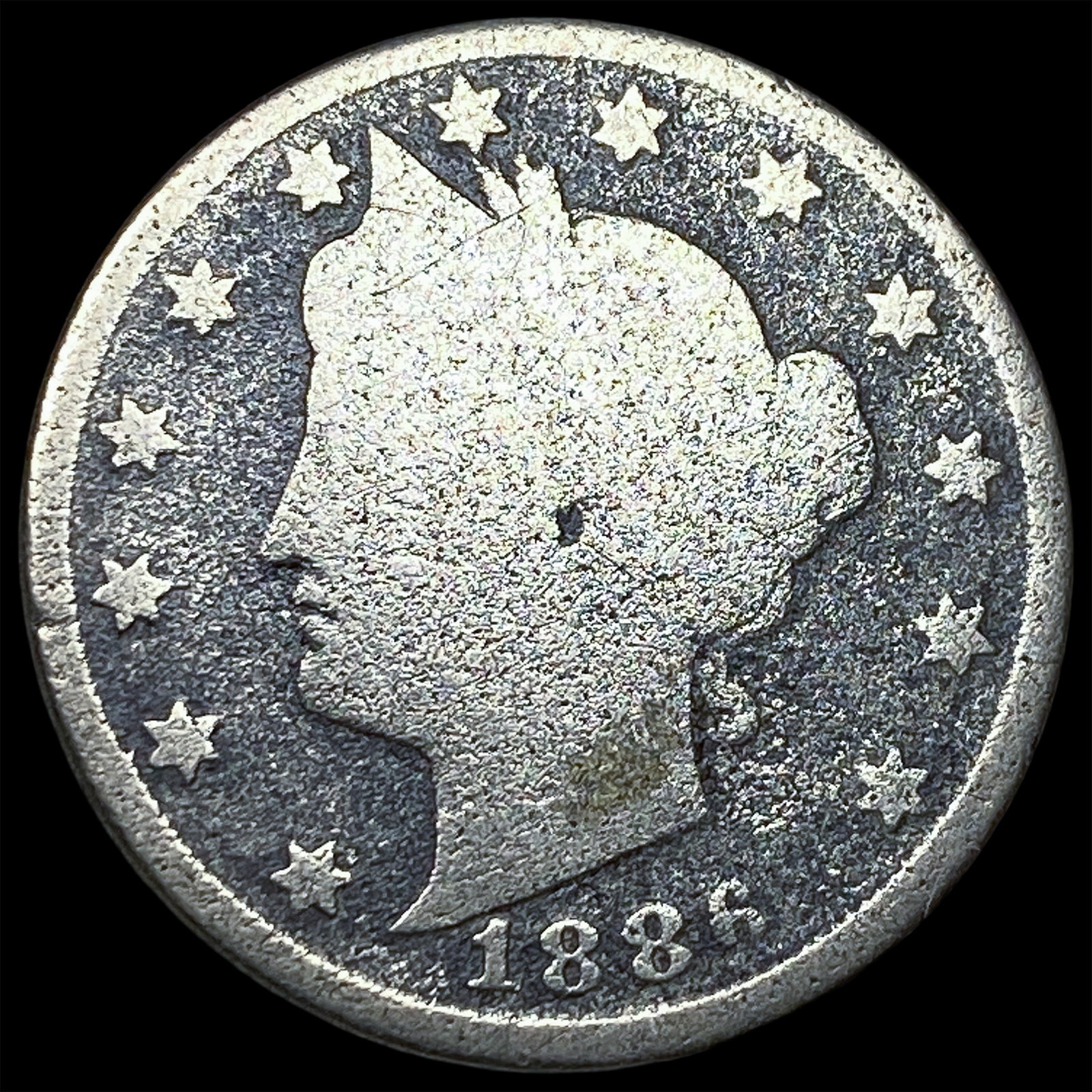 1886 Liberty Head Nickel NICELY CIRCULATED (1 of 2)
