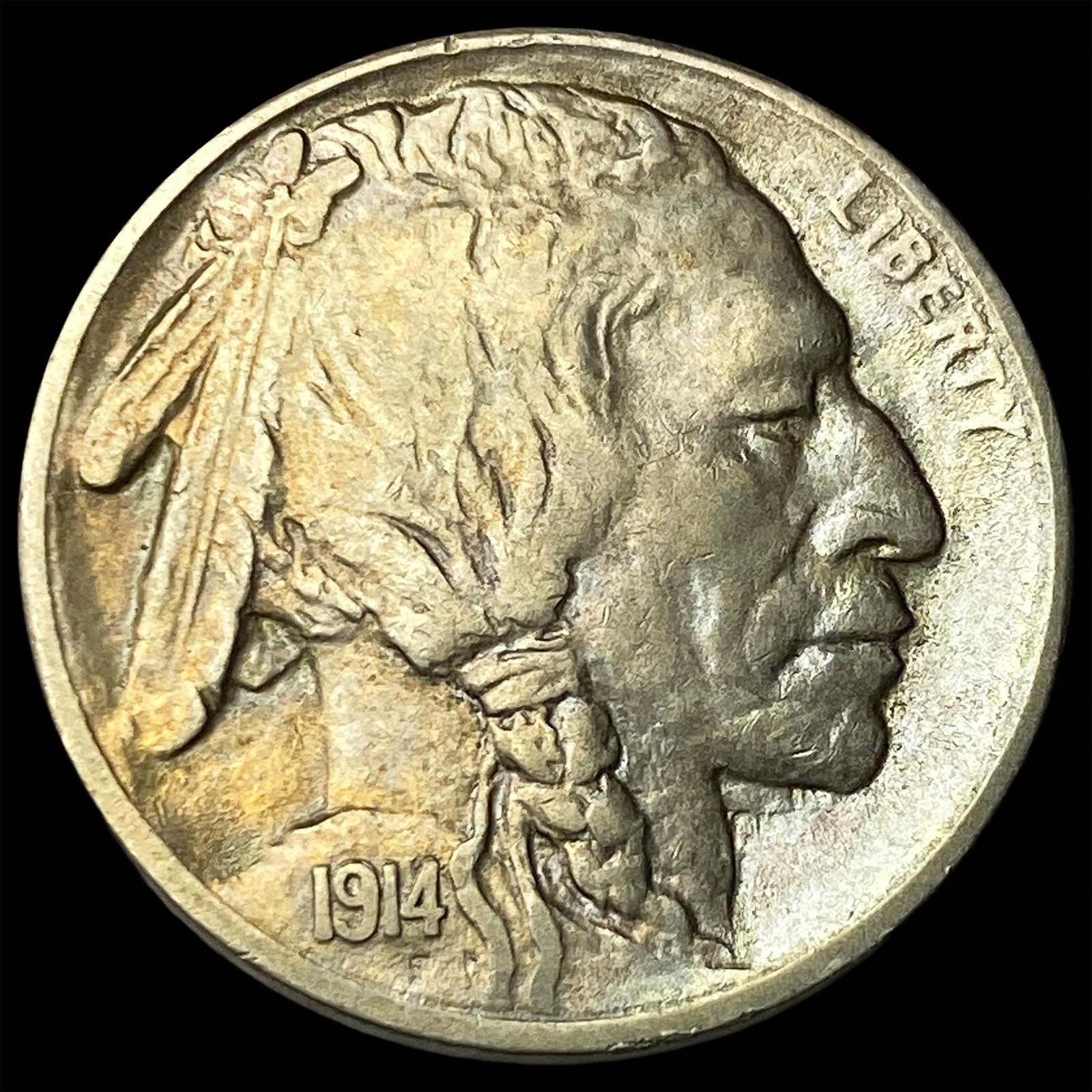 1914-S Buffalo Nickel CLOSELY UNCIRCULATED: 1914-S Buffalo Nickel CLOSELY UNCIRCULATED