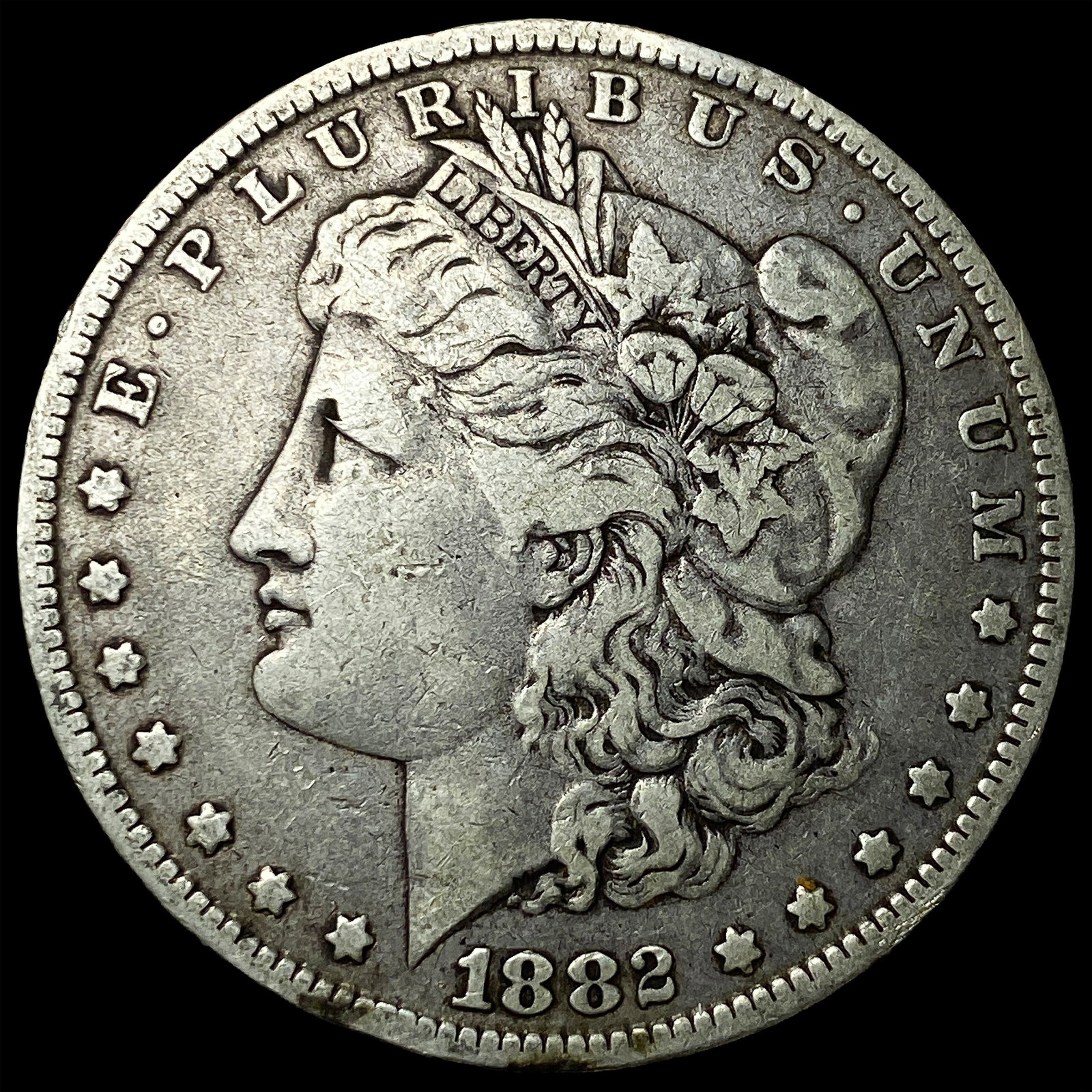 1882-O Morgan Silver Dollar LIGHTLY CIRCULATED: 1882-O Morgan Silver Dollar LIGHTLY CIRCULATED