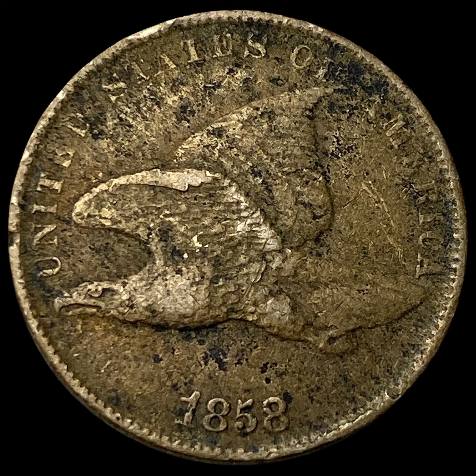 1858 Flying Eagle Cent LIGHTLY CIRCULATED: 1858 Flying Eagle Cent LIGHTLY CIRCULATED