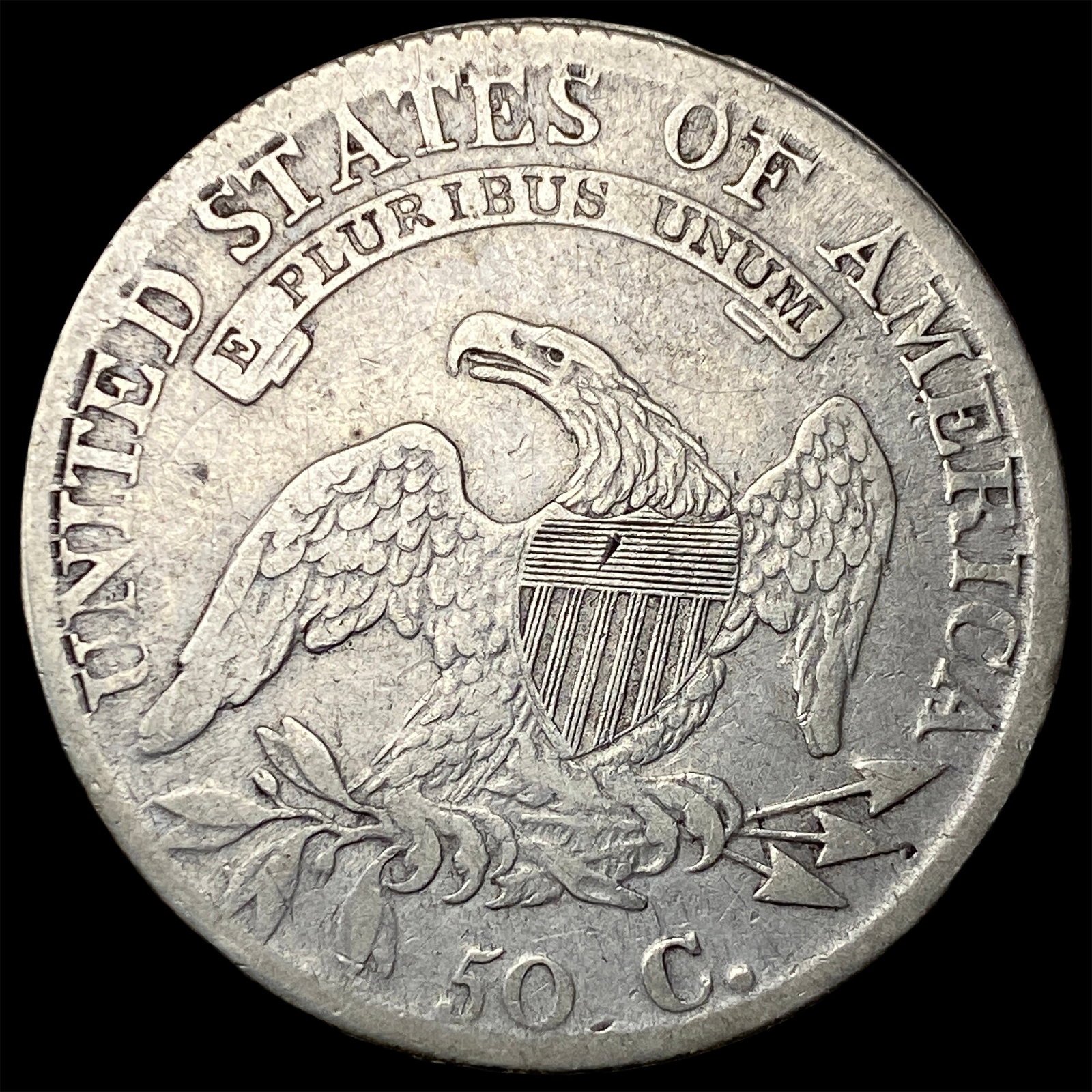 1812 Capped Bust Half Dollar NICELY CIRCULATED - 2