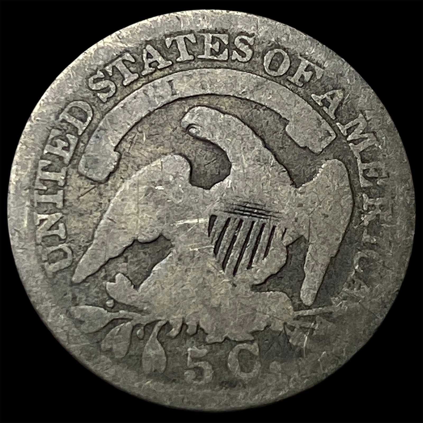 1836 Capped Bust Half Dime LIGHTLY CIRCULATED - 2