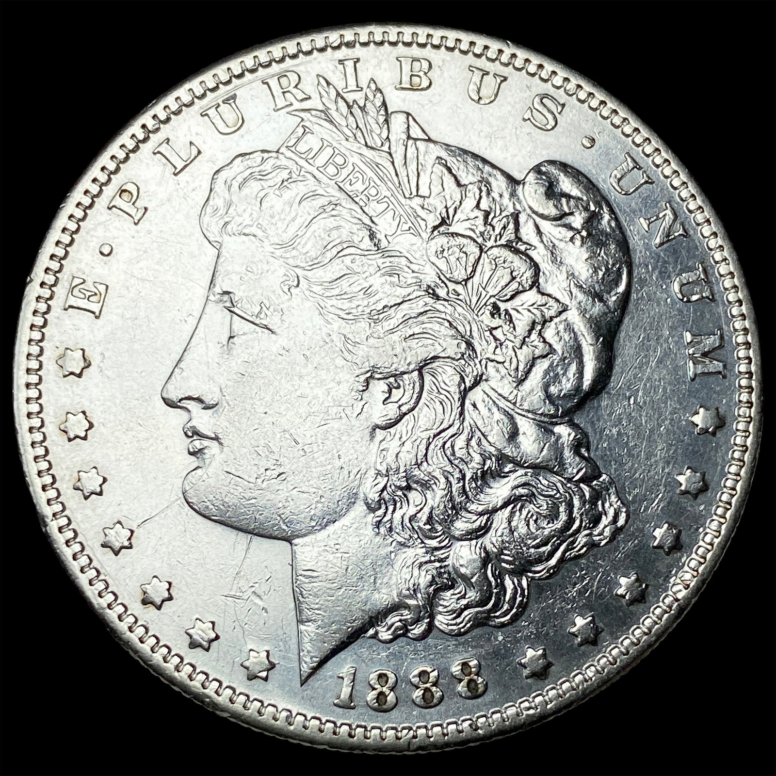 1888-S Silver Morgan Dollar CLOSELY UNCIRCULATED: 1888-S Silver Morgan Dollar CLOSELY UNCIRCULATED