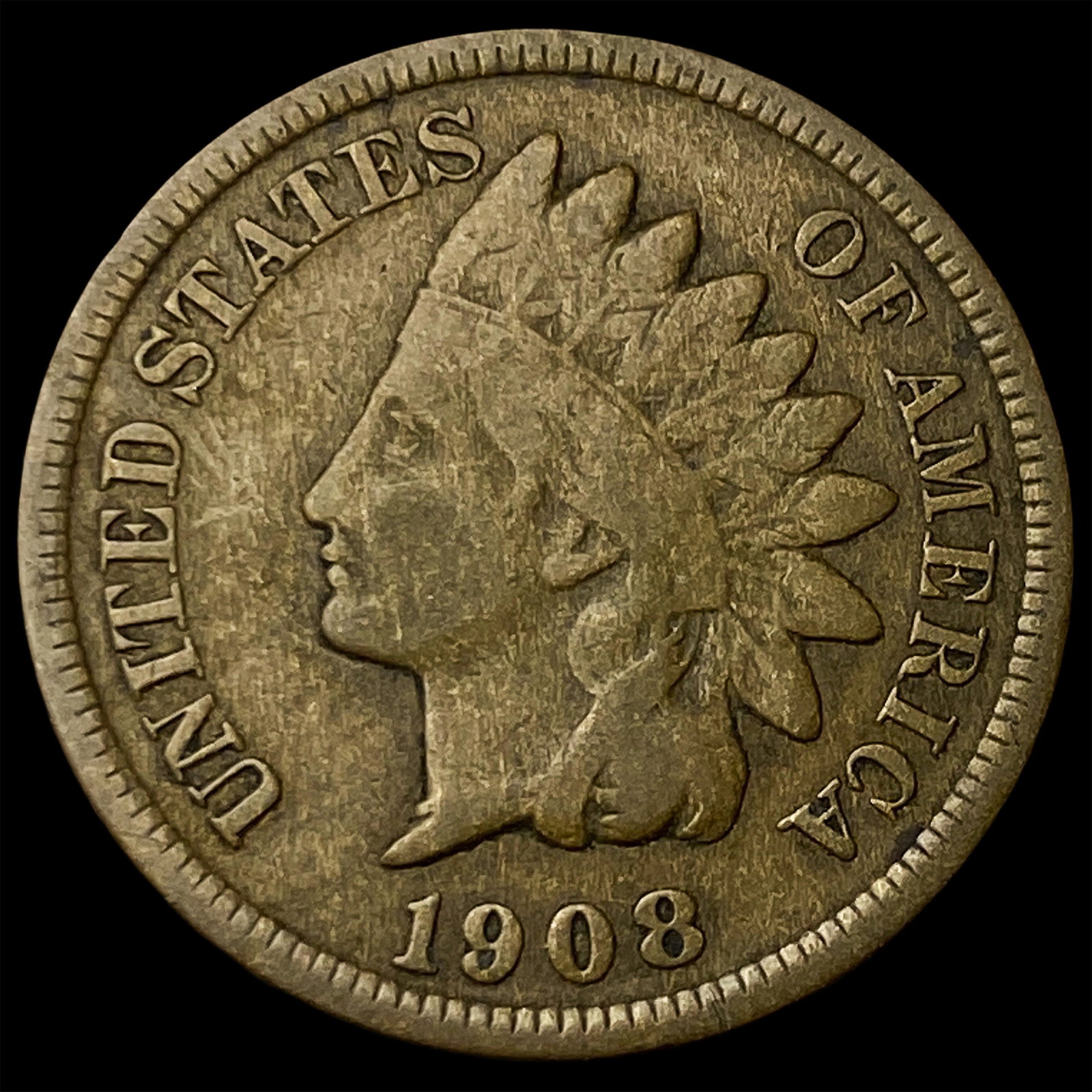 1908-S Indian Head Cent UNCIRCULATED (1 of 2)