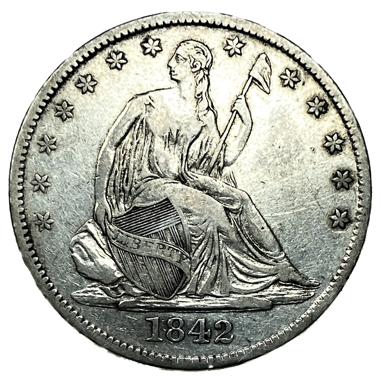 1842-O Seated Liberty Half Dollar (1 of 2)