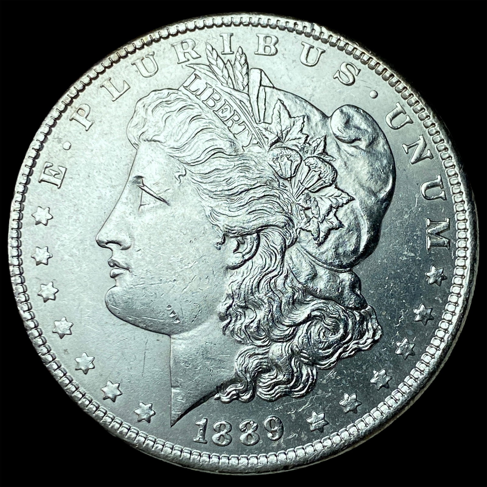 1889 Morgan Silver Dollar UNCIRCULATED: 1889 Morgan Silver Dollar UNCIRCULATED