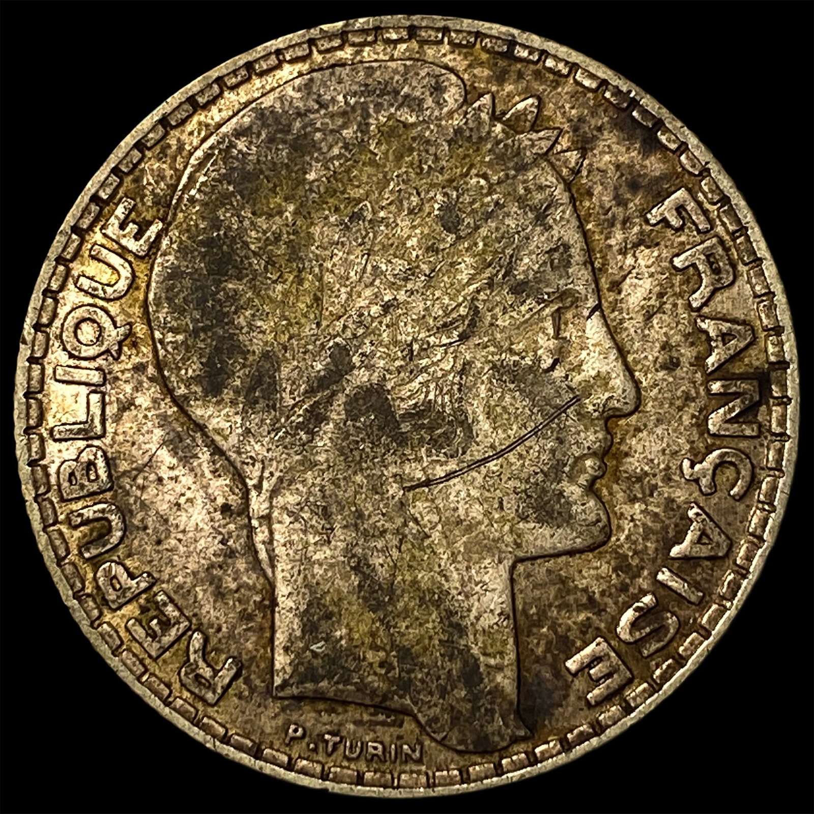 1933 France Silver 10 Francs: 1933 France Silver 10 Francs