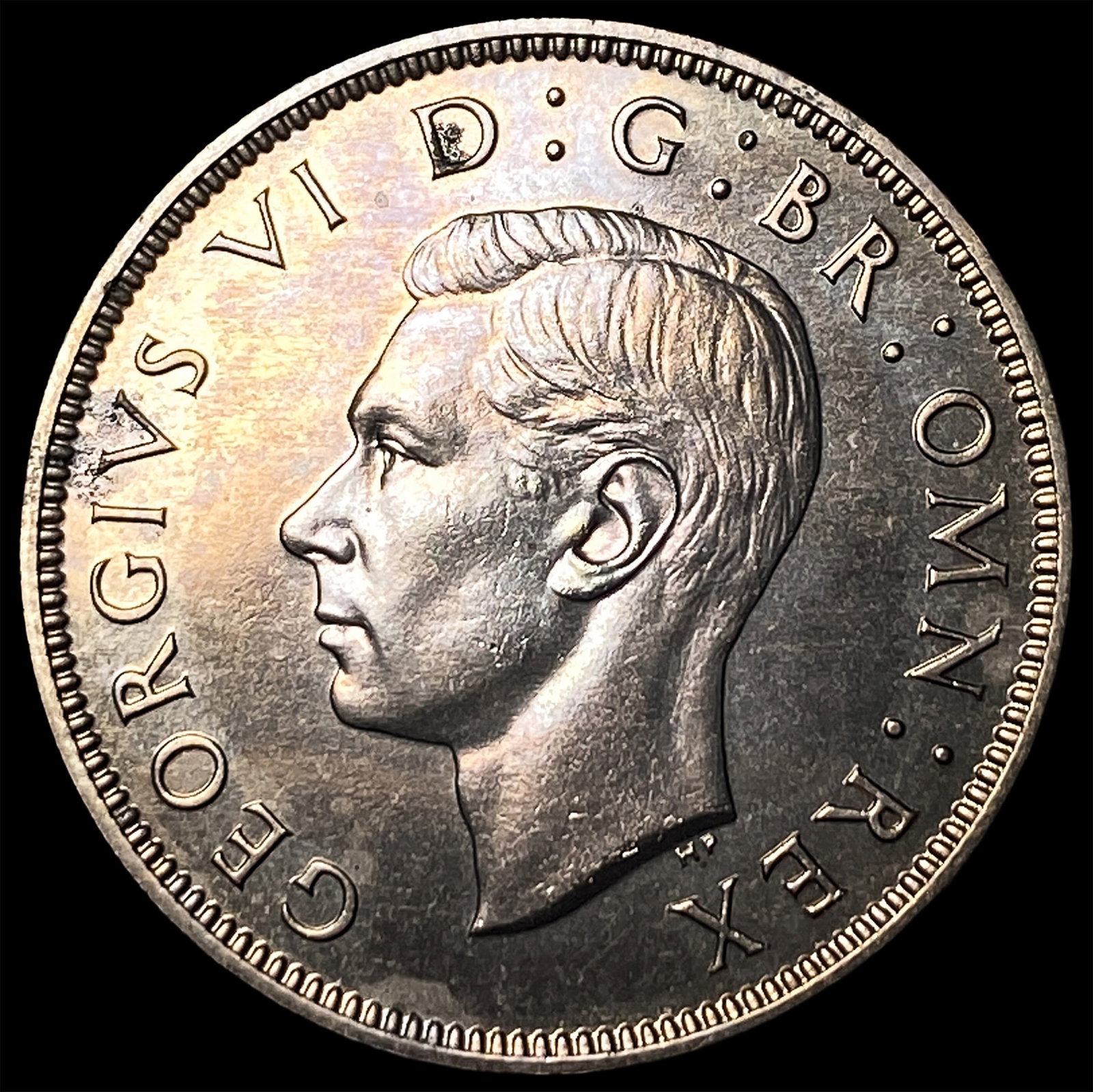 1950 Great Britain Copper Nickel 2 Sillings Proof: 1950 Great Britain Copper Nickel 2 Sillings Proof