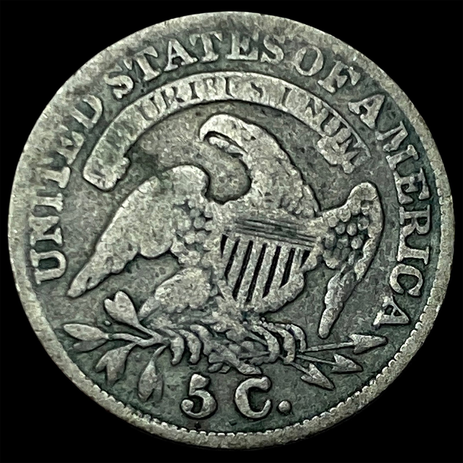 1834 Capped Bust Half Dime LIGHTLY CIRCULATED - 2