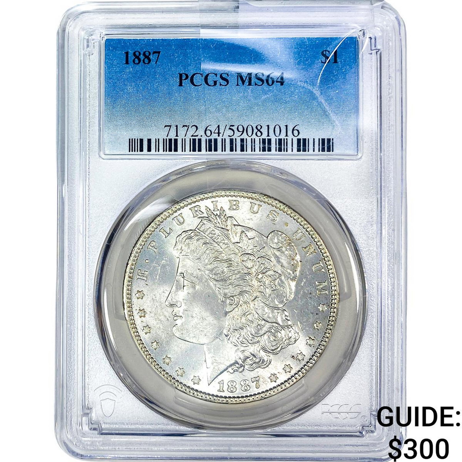 1887 Morgan Silver Dollar PCGS MS64 (1 of 2)