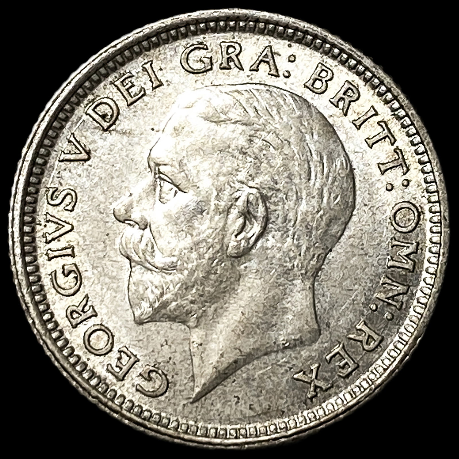 1926 Great Britain Silver 6 Pence: 1926 Great Britain Silver 6 Pence