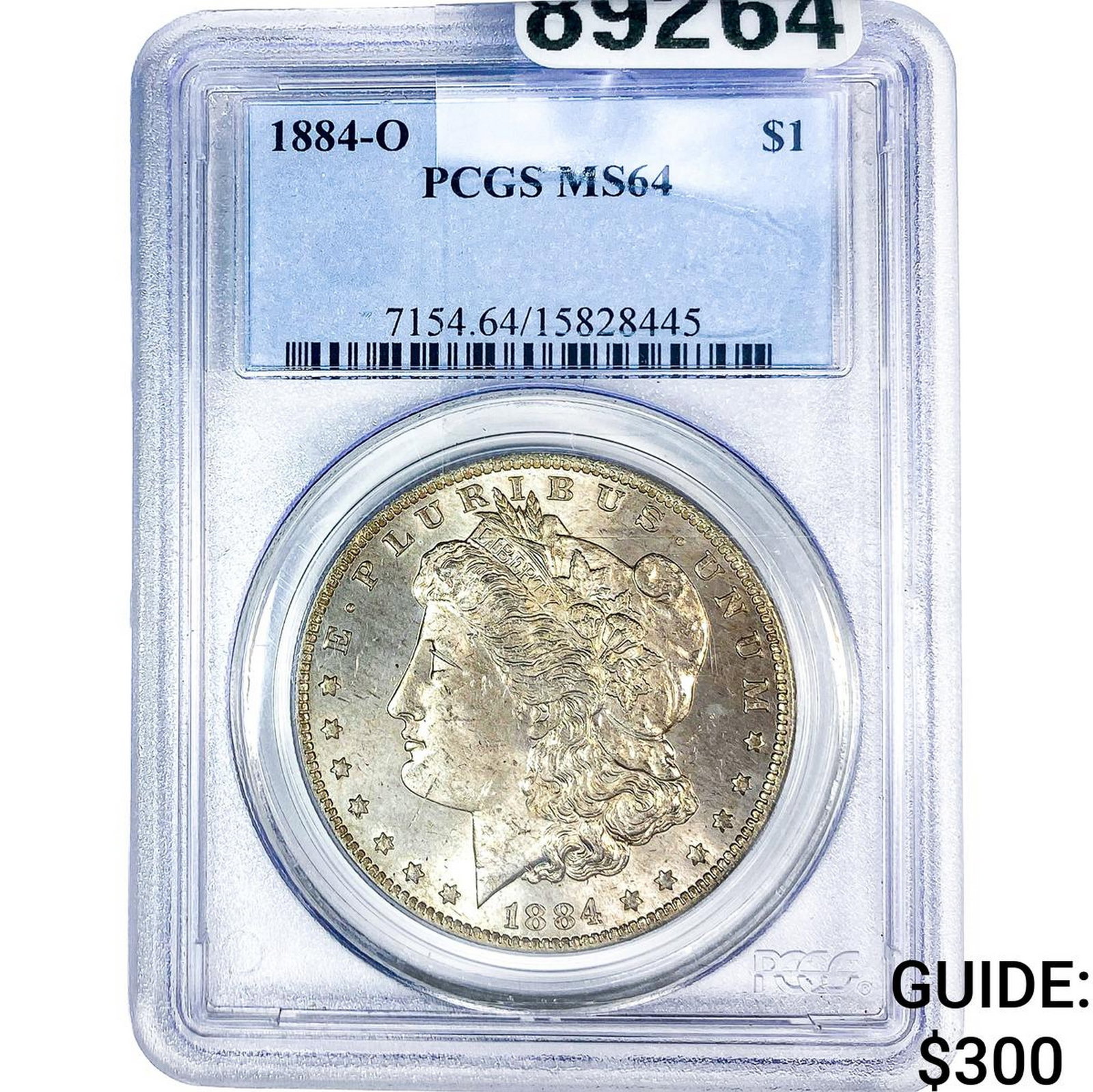 1884-O Morgan Silver Dollar PCGS MS64: 1884-O Morgan Silver Dollar PCGS MS64
