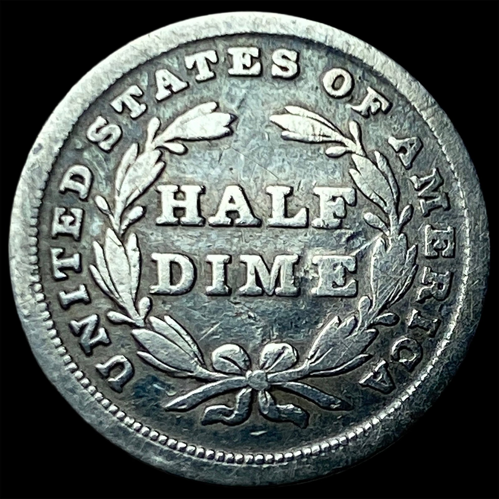 1838 Silver Half Dime LIGHTLY CIRCULATED - 2