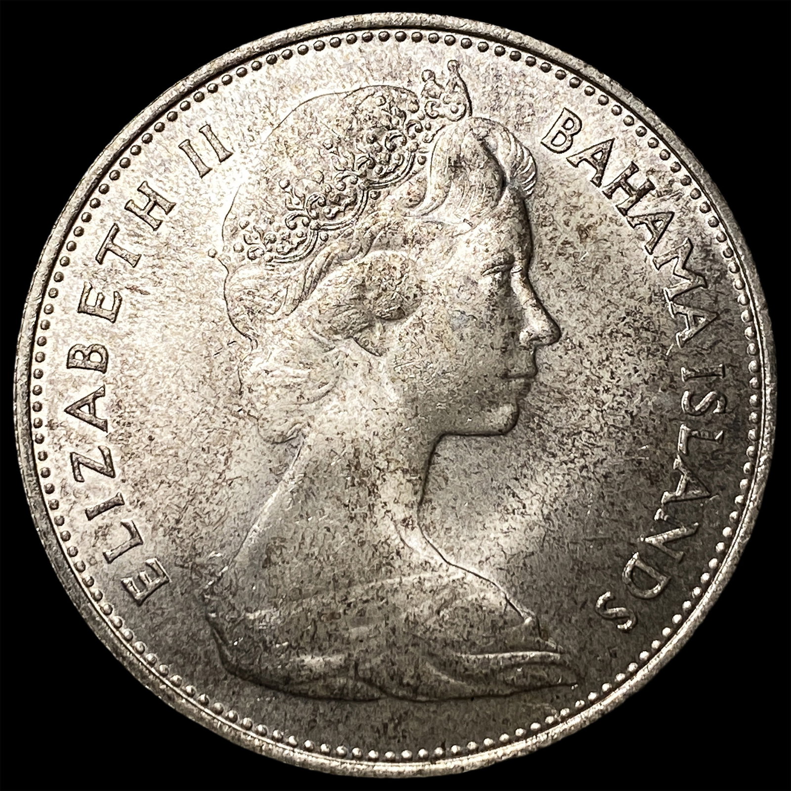1966 Bahamas Silver Dollar KM 8 (1 of 2)