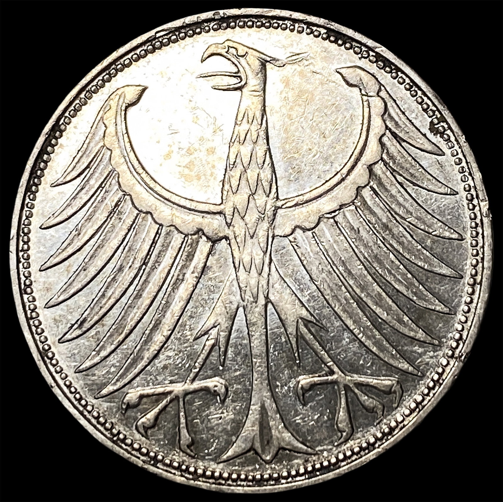 1970G West Germany Silver 5 Mark: 1970G West Germany Silver 5 Mark
