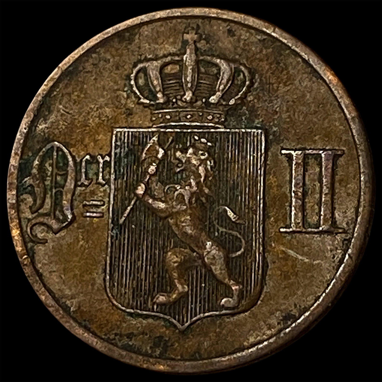 1899 Norway Bronze 1 Ore: 1899 Norway Bronze 1 Ore