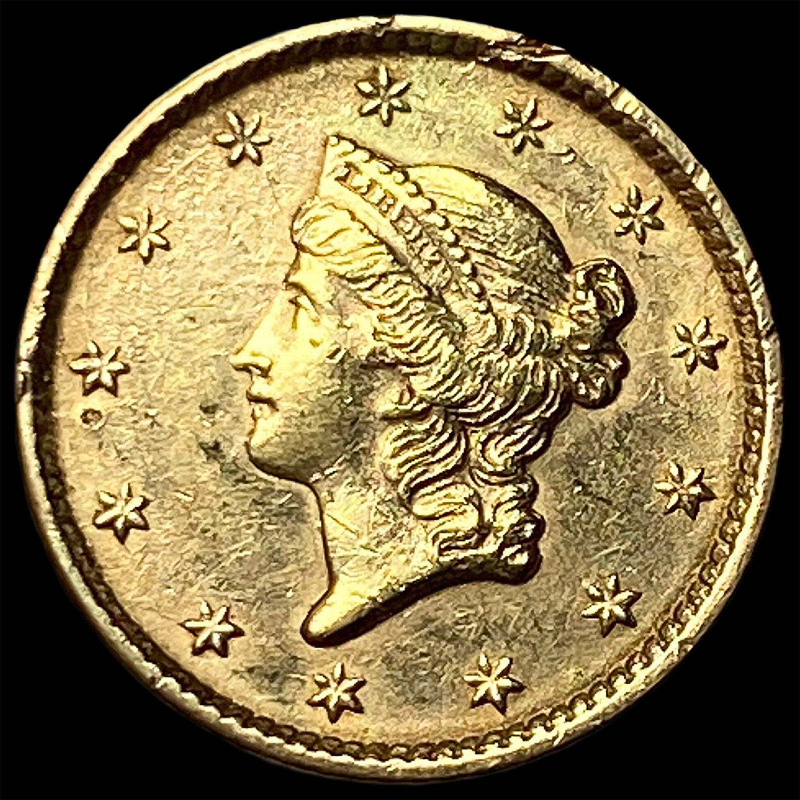 1852 Gold $1 Liberty Head Type 1 HIGH GRADE (1 of 2)