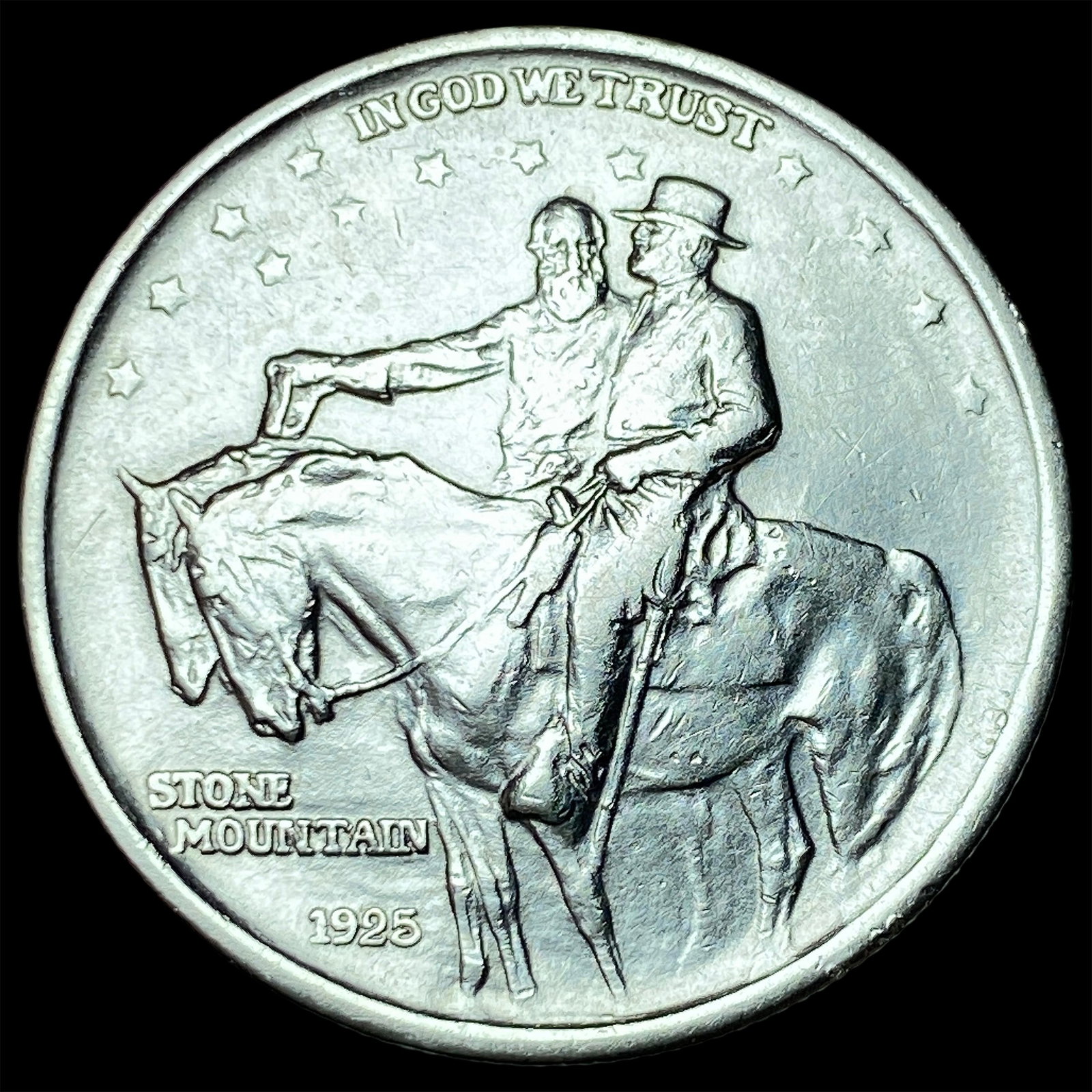 1925 Silver Half Dollar Stone Mountain GEM BU: 1925 Silver Half Dollar Stone Mountain GEM BU