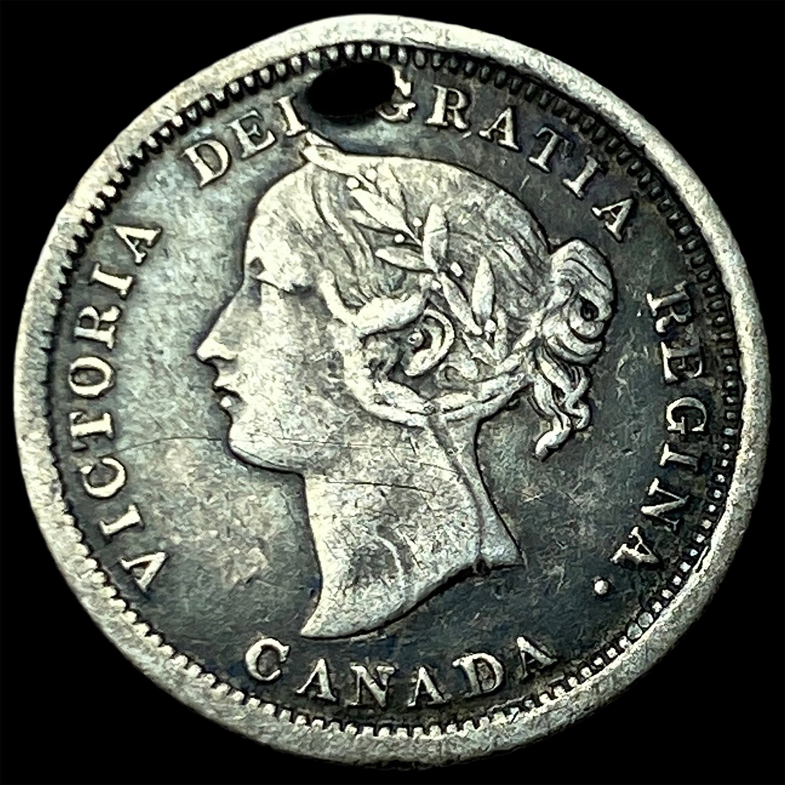 1870 Canada Silver 5 Cents HIGH GRADE: 1870 Canada Silver 5 Cents HIGH GRADE