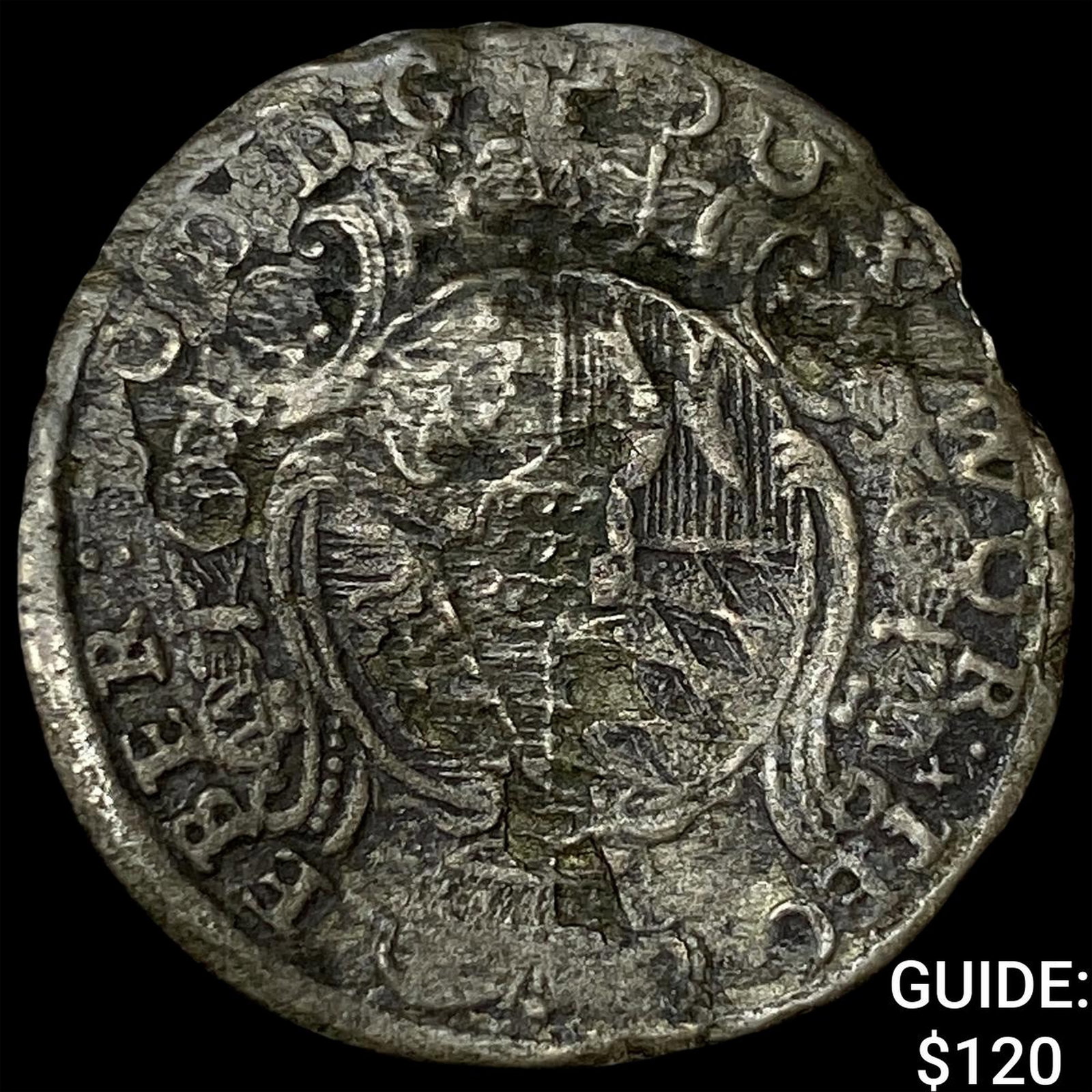 1732 Germany Silver 5 Kreuzer NEARLY UNCIRCULATED: 1732 Germany Silver 5 Kreuzer NEARLY UNCIRCULATED