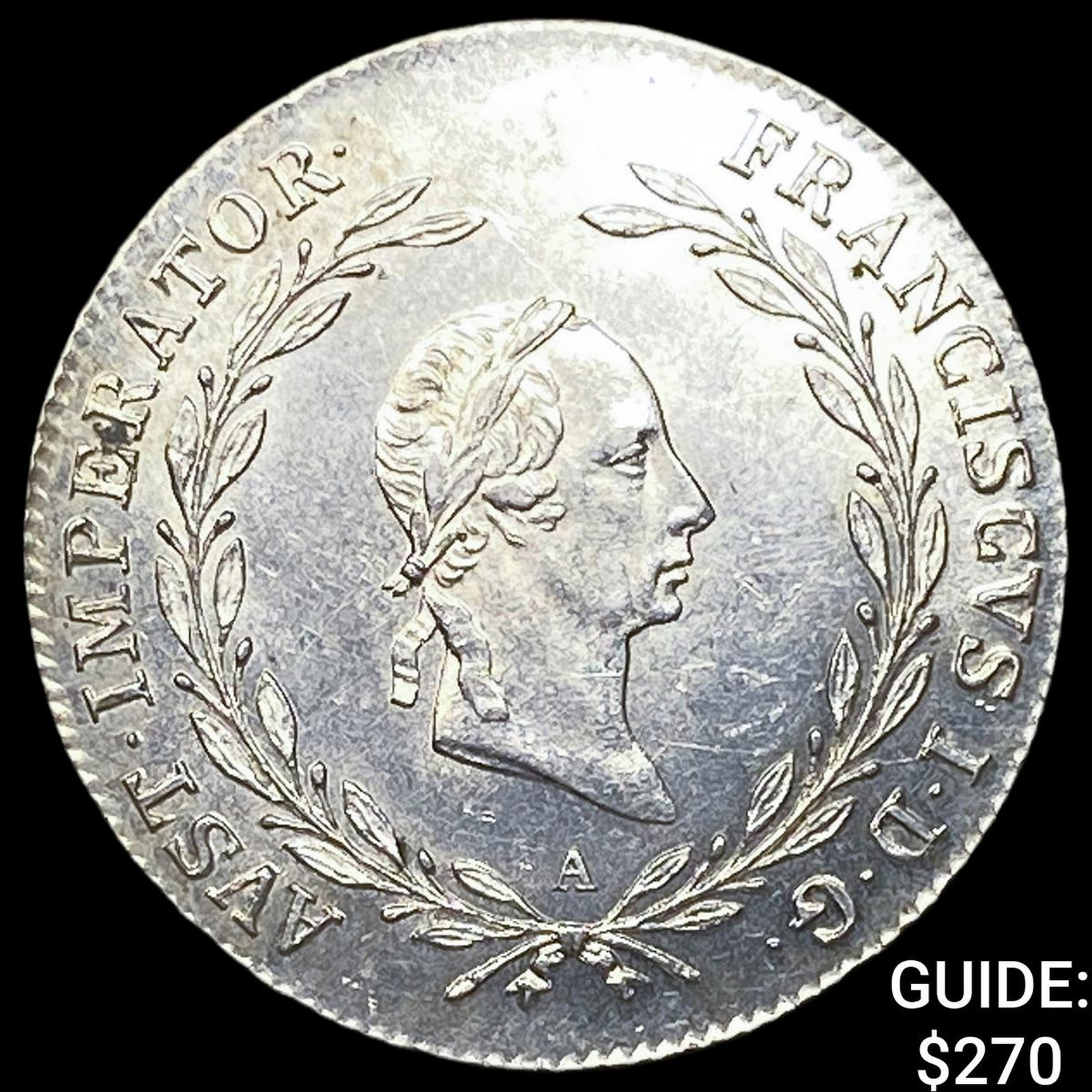 1827 Austria Empire Silver 20 Kreuzer: 1827 Austria Empire Silver 20 Kreuzer