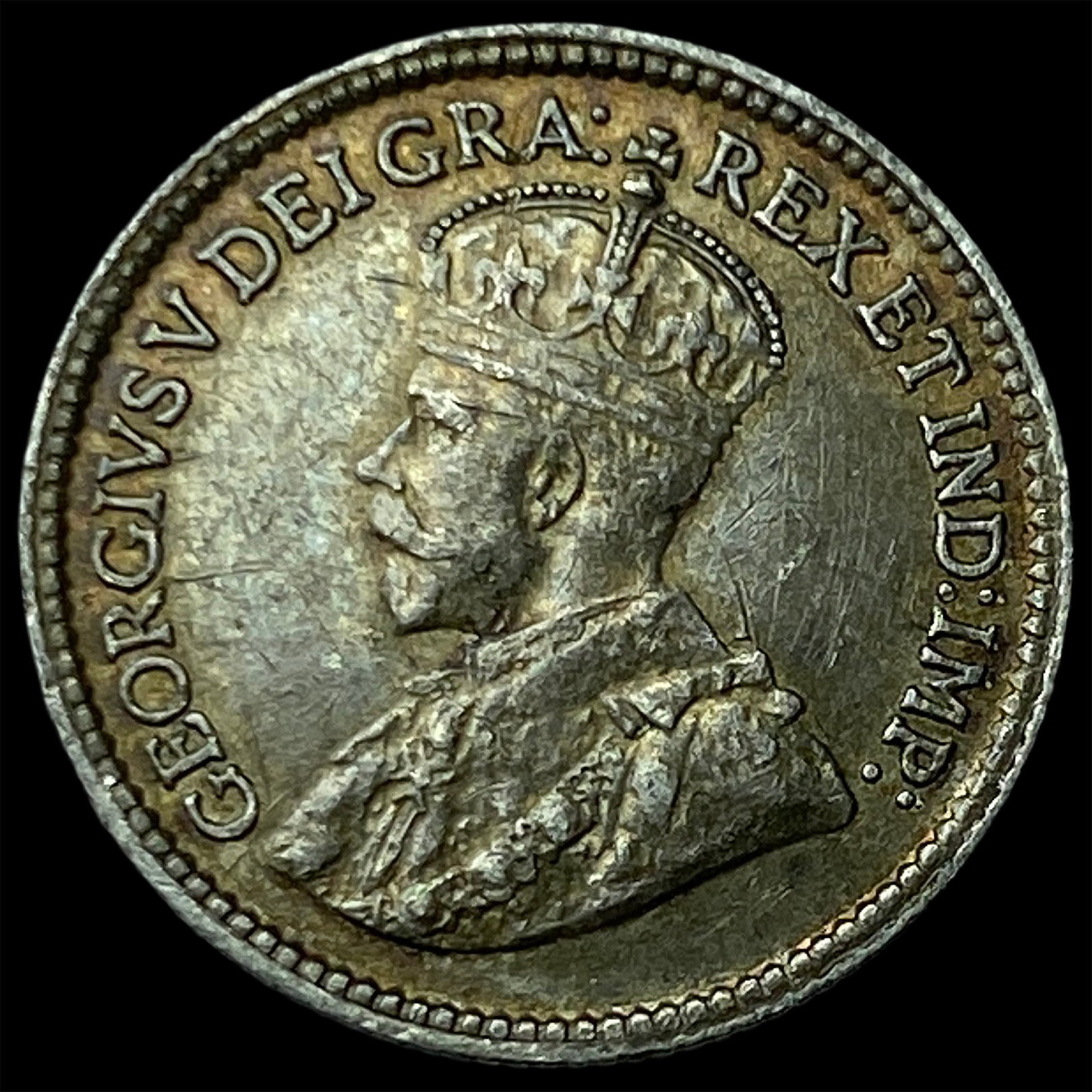 1917 Canada Silver 5 Cents CHOICE AU (1 of 2)