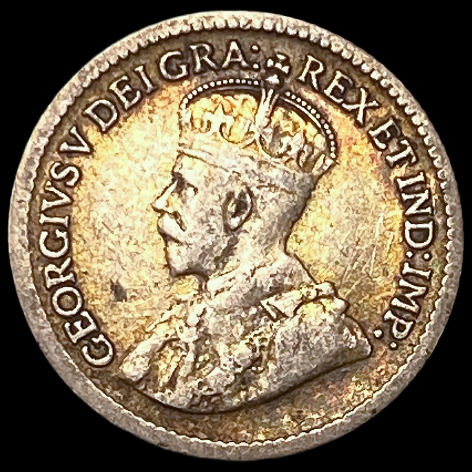 1916 Canada Silver 5 Cents: 1916 Canada Silver 5 Cents