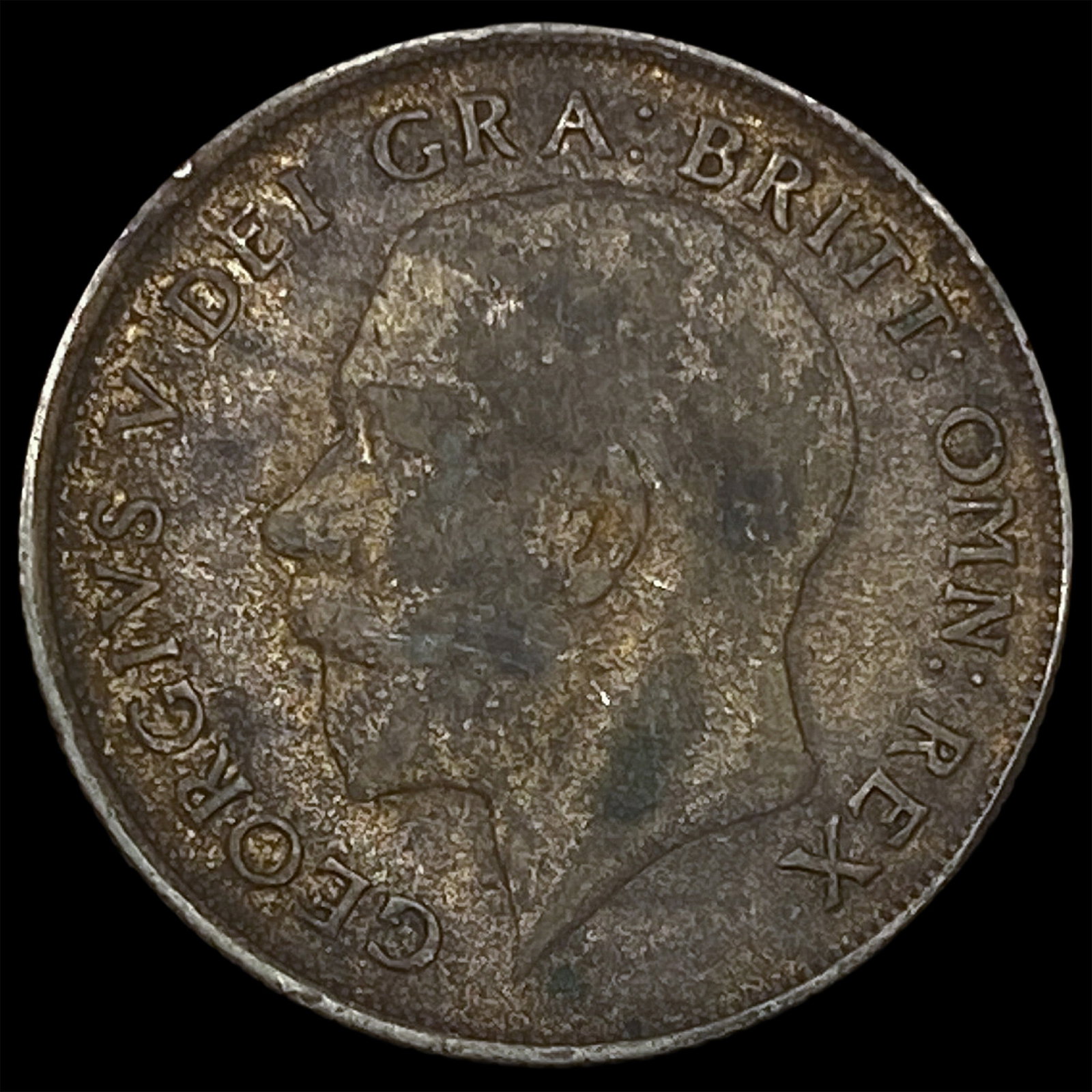1921 Great Britain Silver 1 Shilling: 1921 Great Britain Silver 1 Shilling