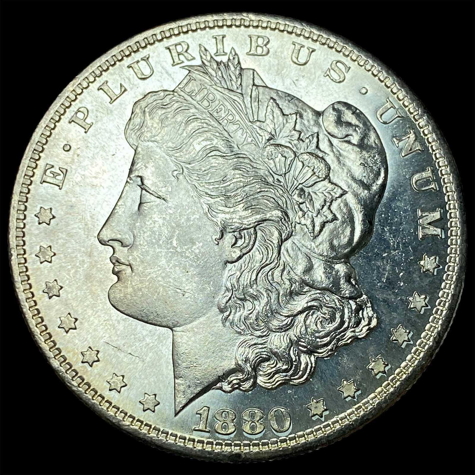 1880-S Silver Morgan Dollar GEM BU: 1880-S Silver Morgan Dollar GEM BU