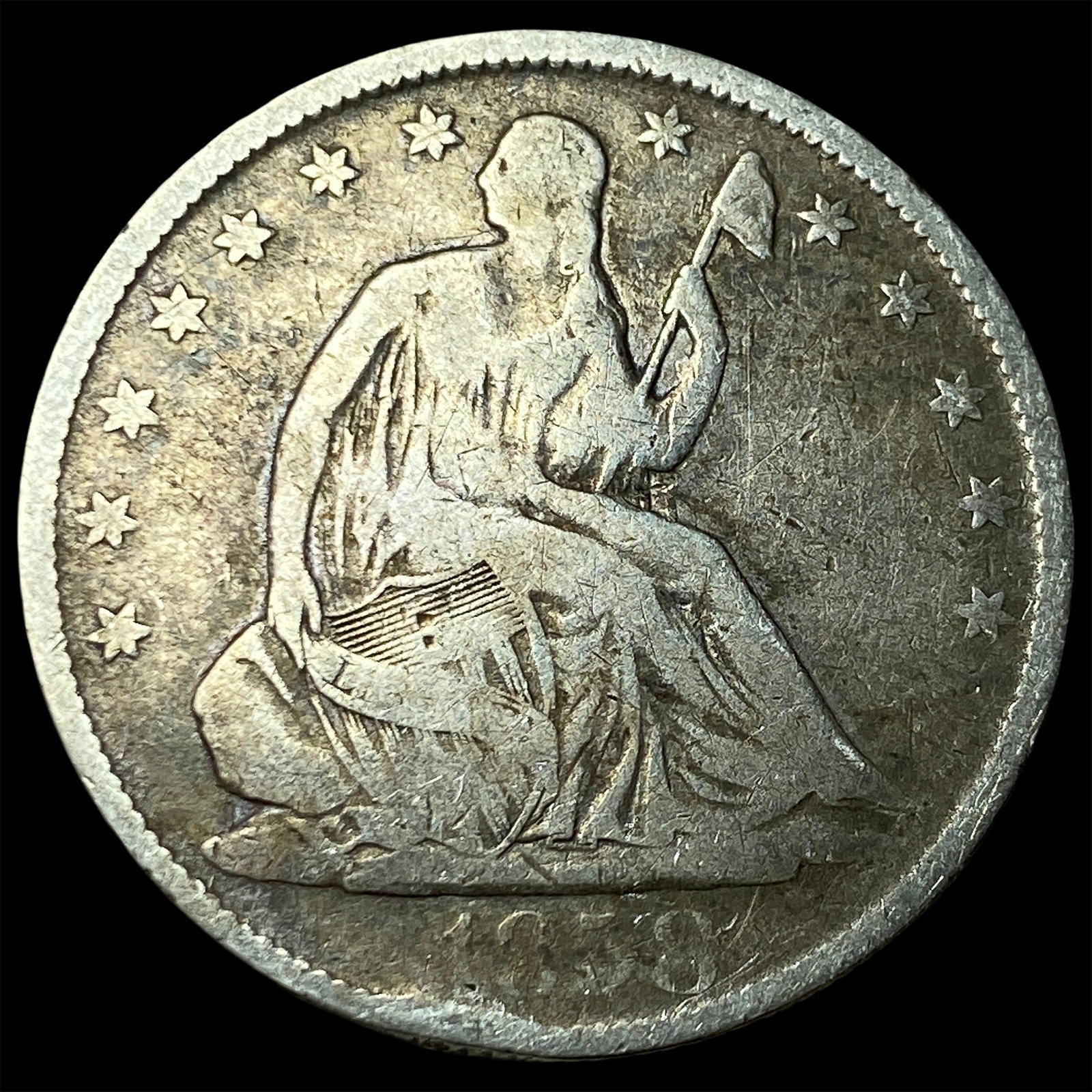 1859-O Silver Half Dollar LIGHTLY CIRCULATED (1 of 2)