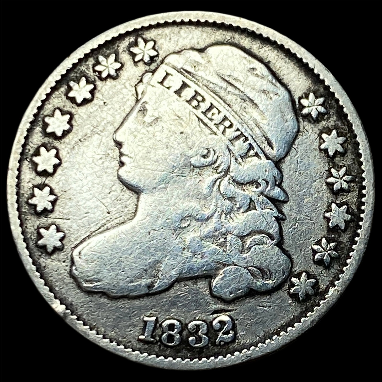 1832 Capped Bust Dime LIGHTLY CIRCULATED: 1832 Capped Bust Dime LIGHTLY CIRCULATED