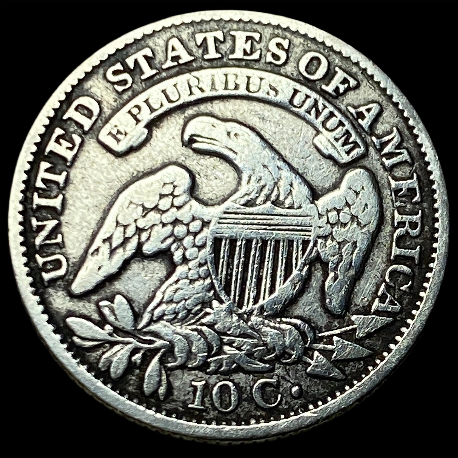 1832 Capped Bust Dime LIGHTLY CIRCULATED - 2