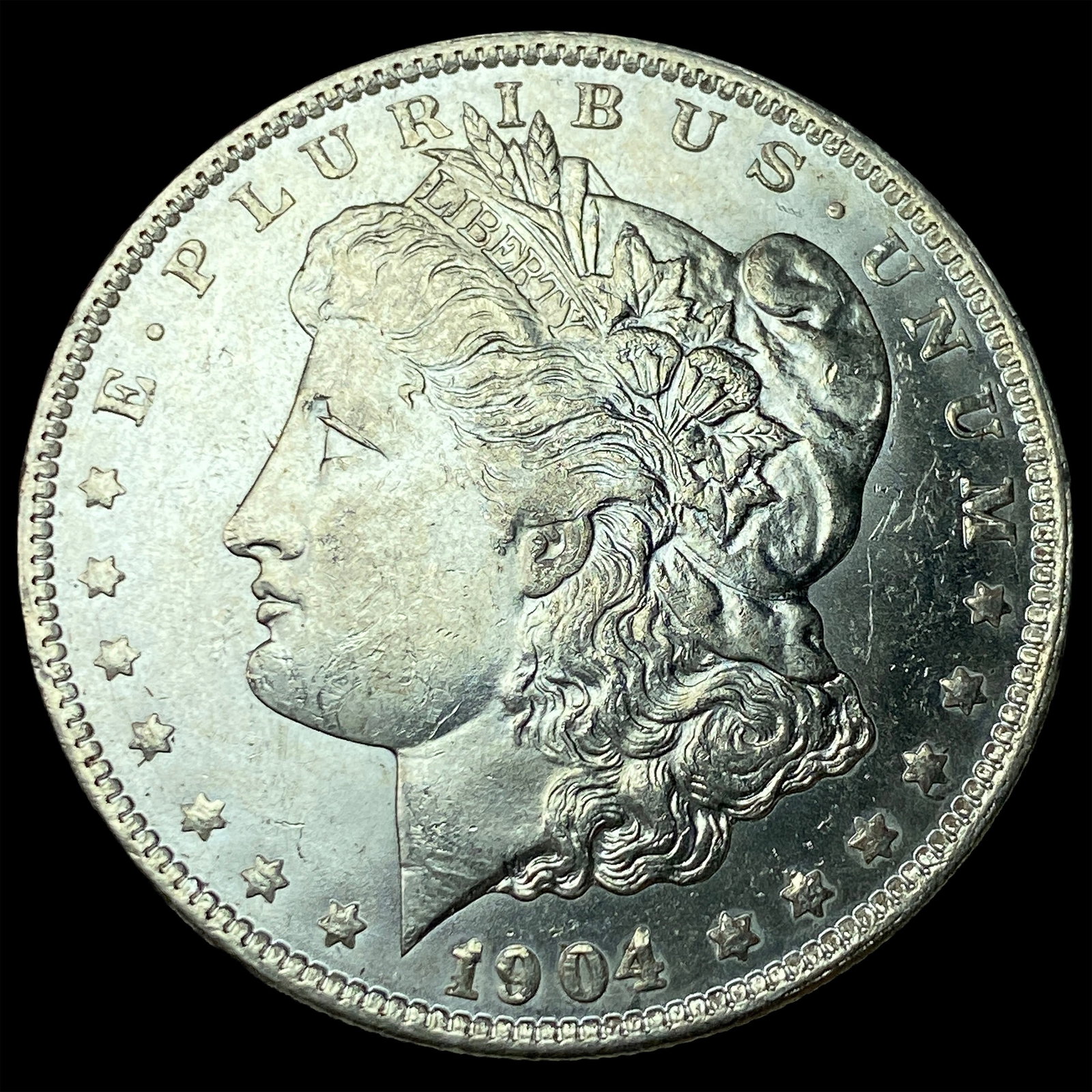 1904-O Silver Morgan Dollar CHOICE BU: 1904-O Silver Morgan Dollar CHOICE BU