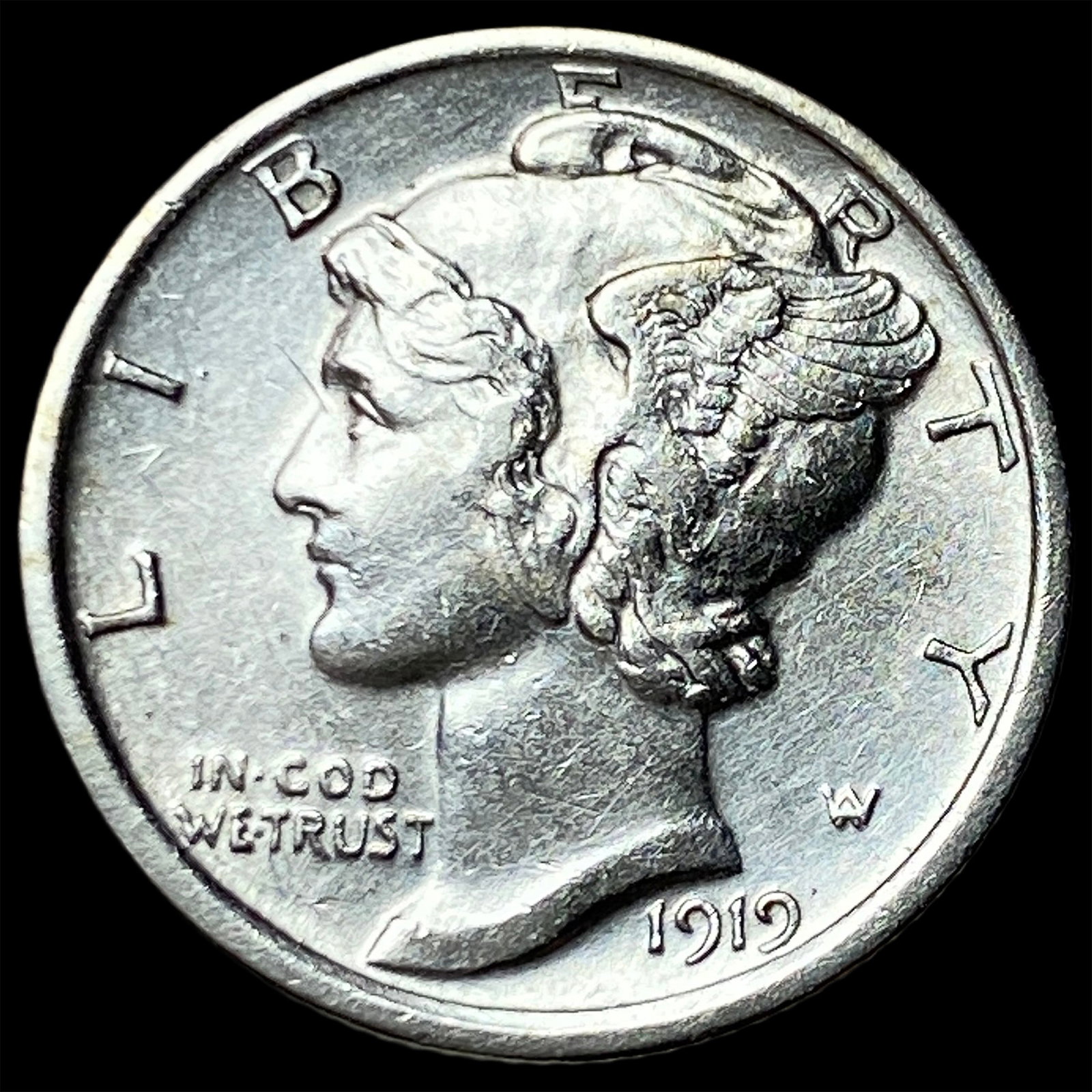 1919 Mercury Dime UNCIRCULATED: 1919 Mercury Dime UNCIRCULATED