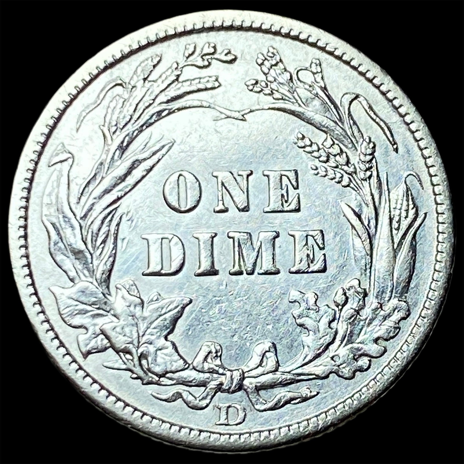 1909-D Silver Barber Dime UNCIRCULATED - 2