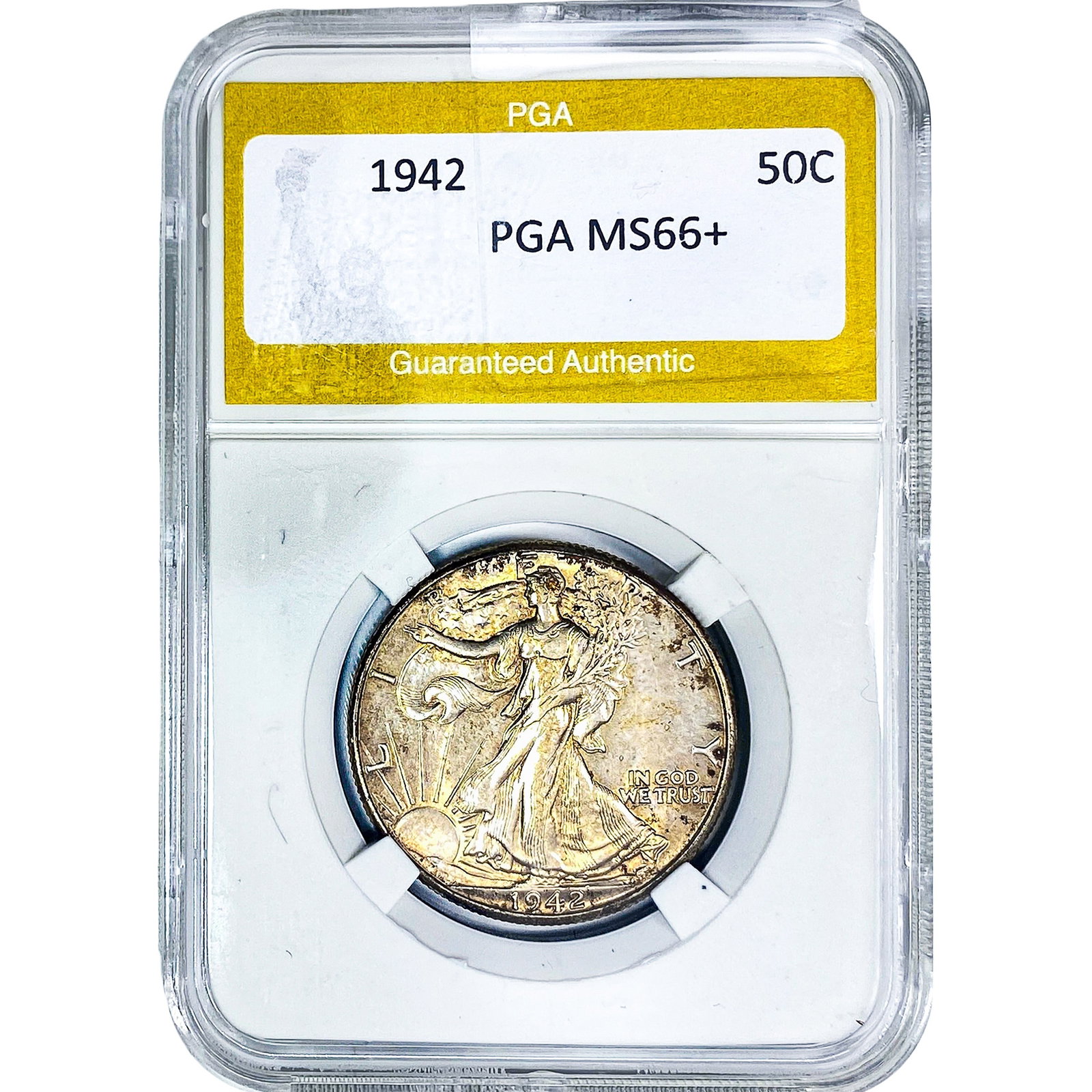 1942 Walking Liberty Half Dollar PGA MS66+ (1 of 2)