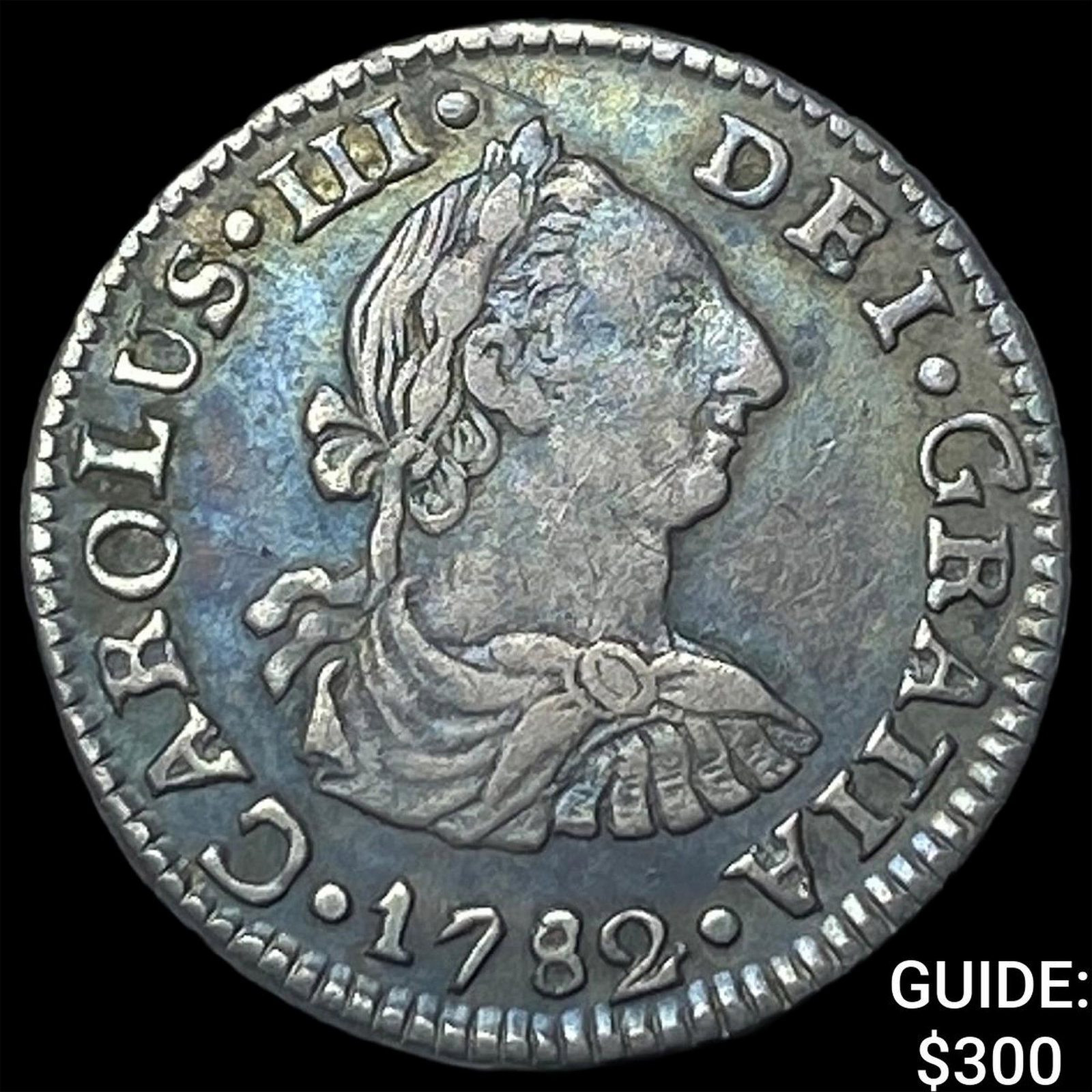 1782PTS PR Bolivia Silver 1/2 Real: 1782PTS PR Bolivia Silver 1/2 Real