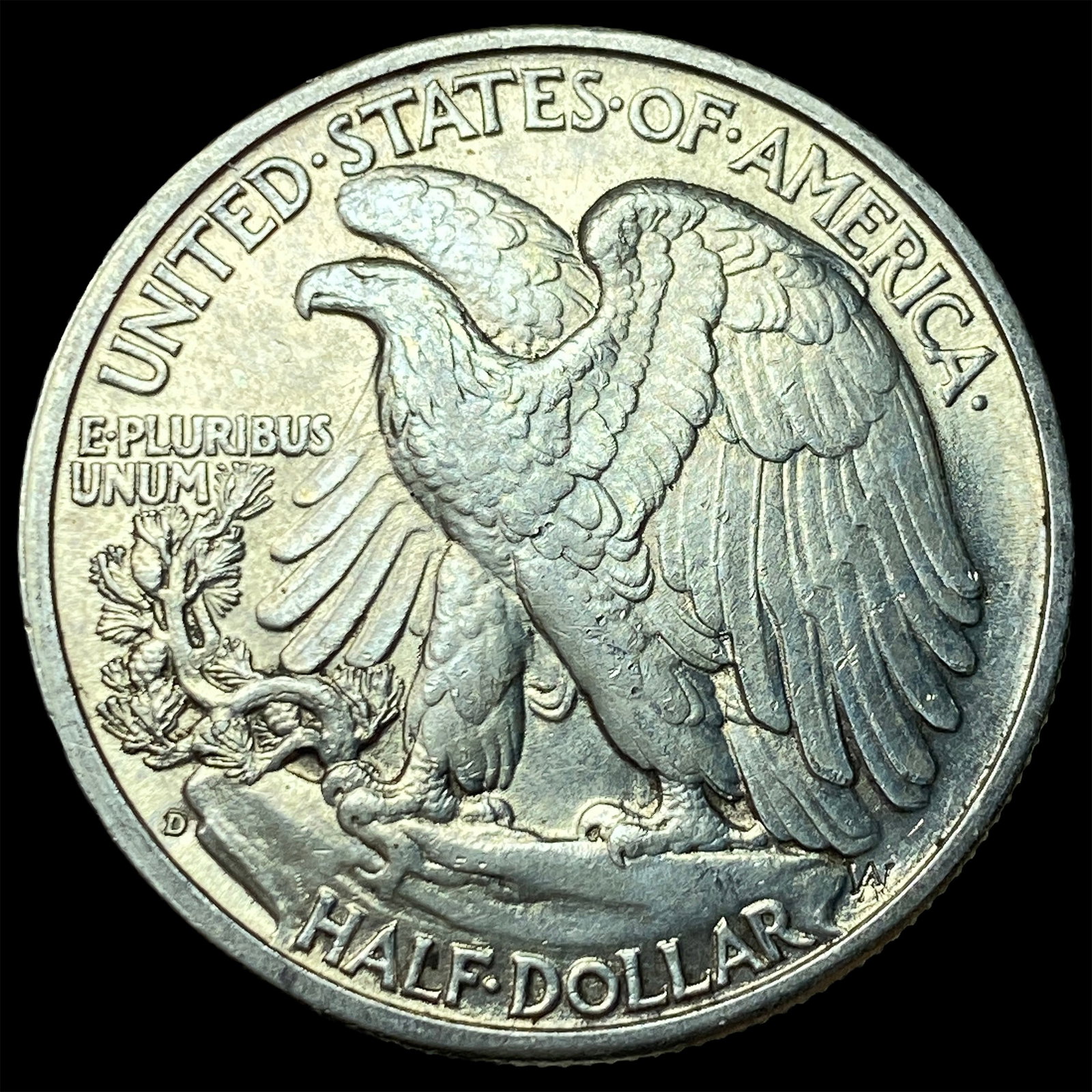 1941-D Silver Half Dollar CHOICE BU - 2