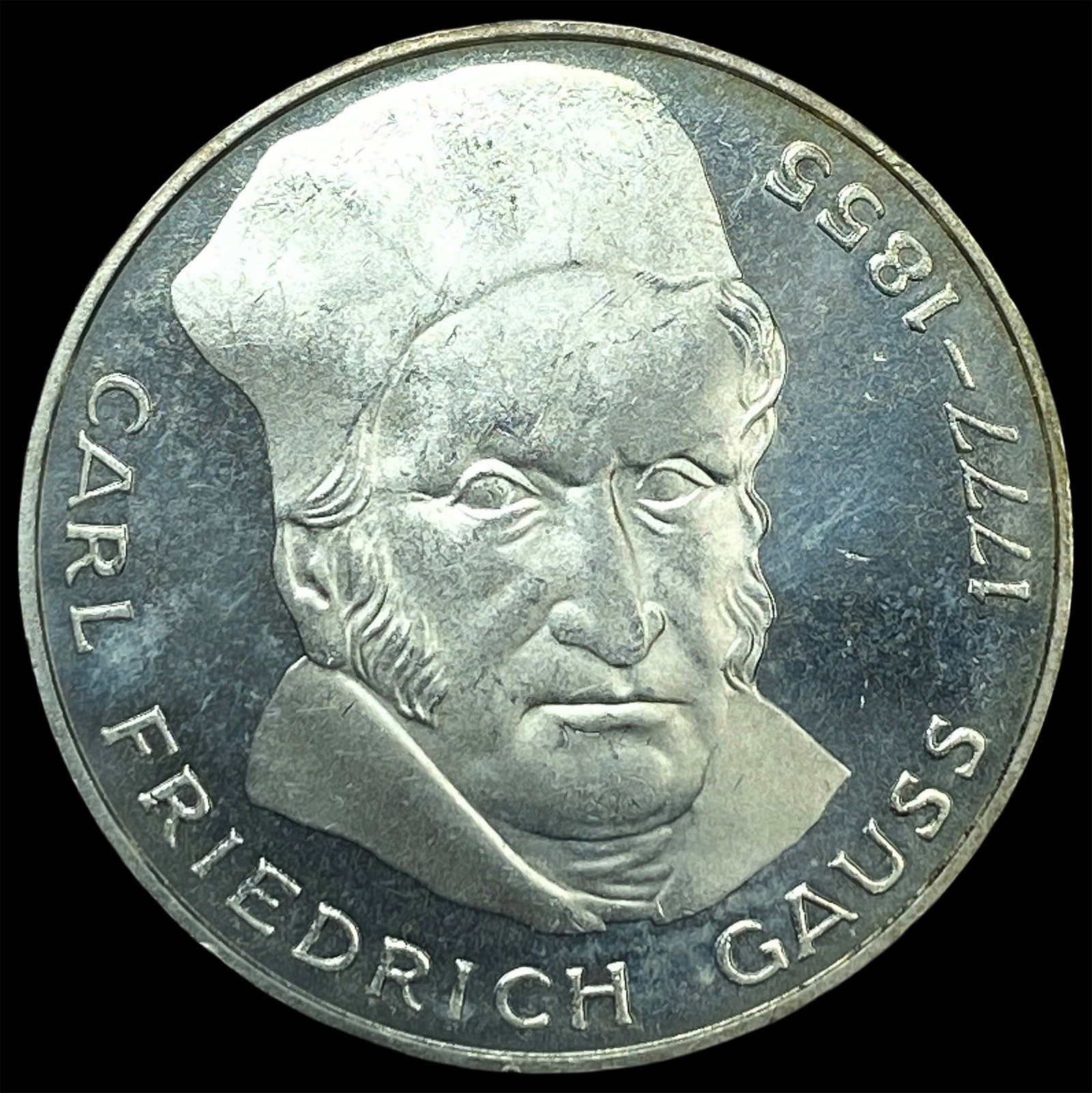 1977-J Germany Silver 5 Mark: 1977-J Germany Silver 5 Mark