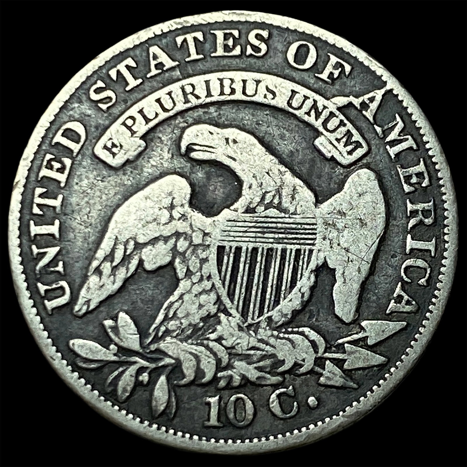 1835 Capped Bust Dime LIGHTLY CIRCULATED - 2