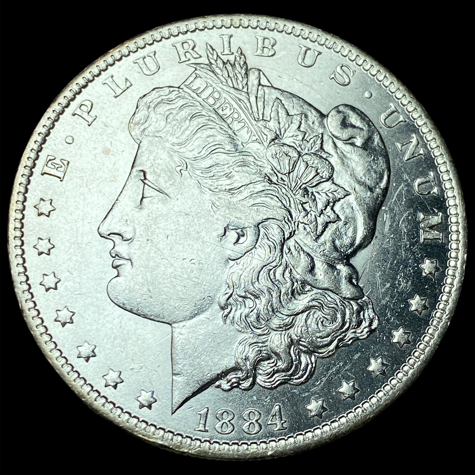 1884-S Silver Morgan Dollar CHOICE BU: 1884-S Silver Morgan Dollar CHOICE BU