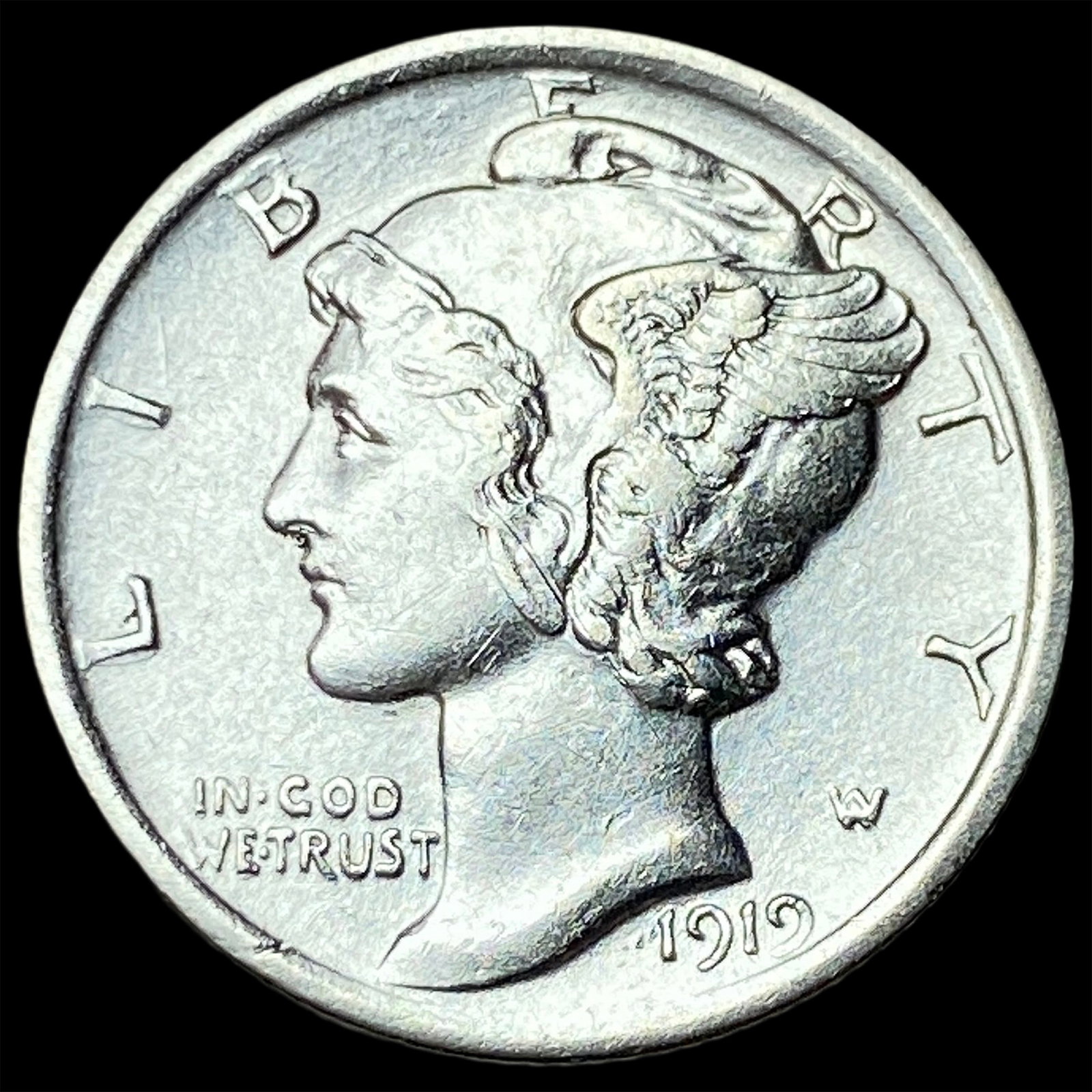 1919 Mercury Dime UNCIRCULATED: 1919 Mercury Dime UNCIRCULATED