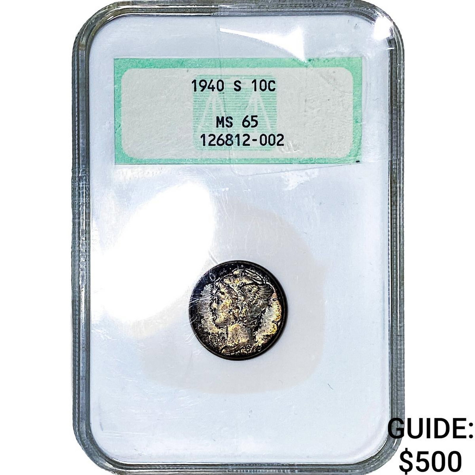 1940-S Mercury Silver Dime NGC MS65 (1 of 2)