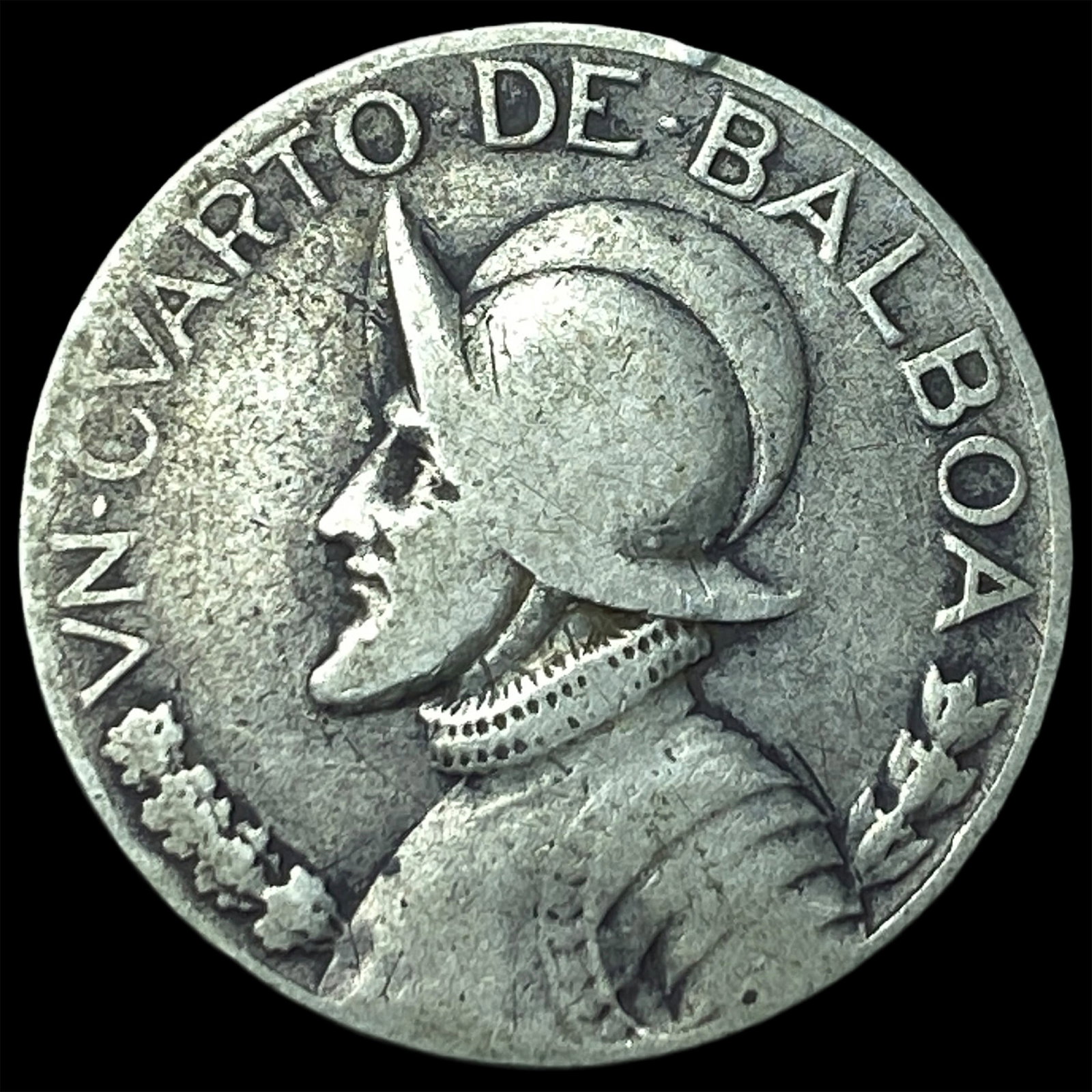 1930 Panama Silver 1/4 Balboa (1 of 2)