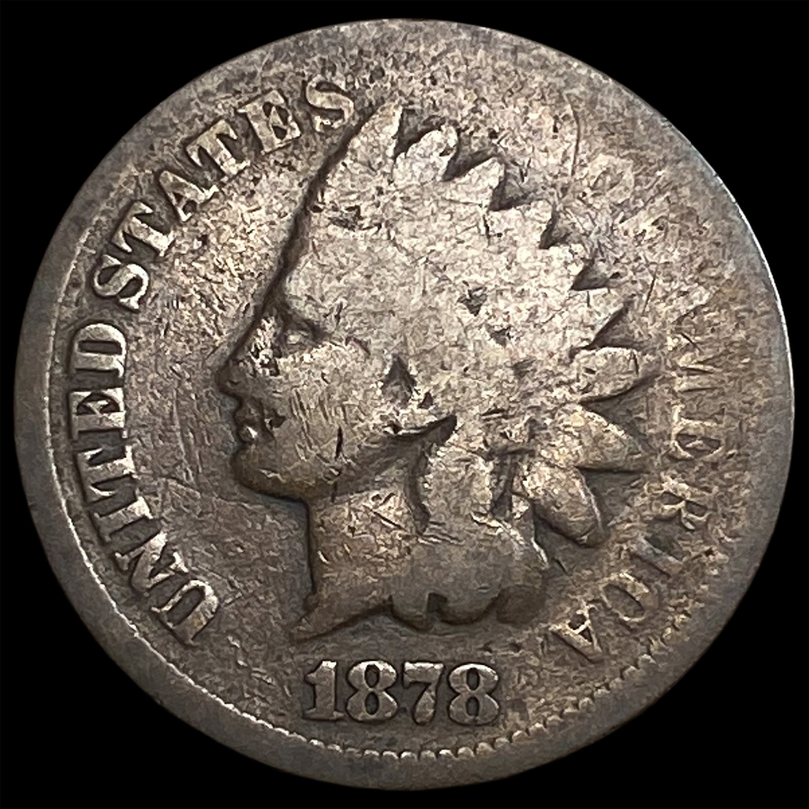 1878 Indian Head Cent NICELY CIRCULATED: 1878 Indian Head Cent NICELY CIRCULATED