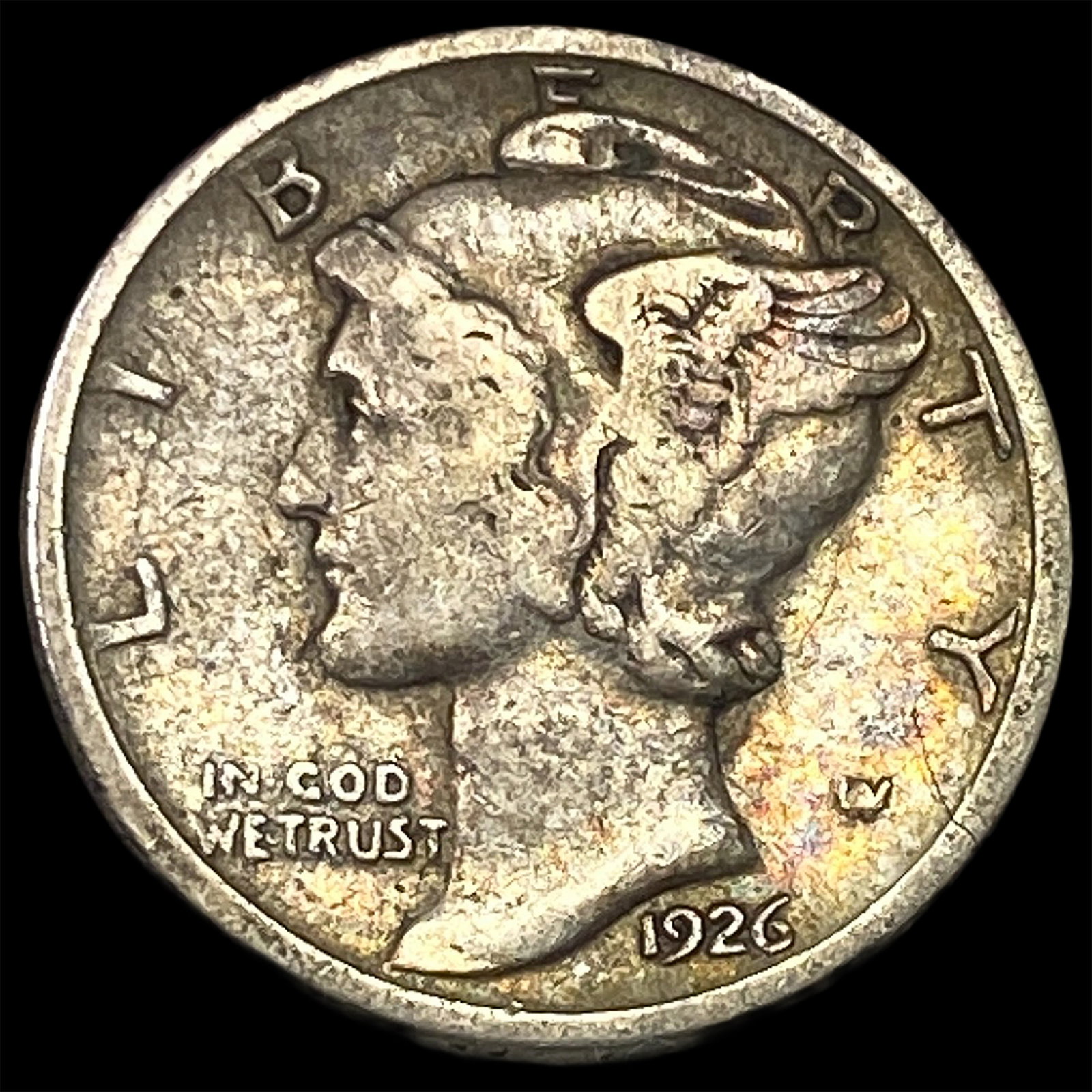 1926-D Silver Mercury Dime LIGHTLY CIRCULATED: 1926-D Silver Mercury Dime LIGHTLY CIRCULATED