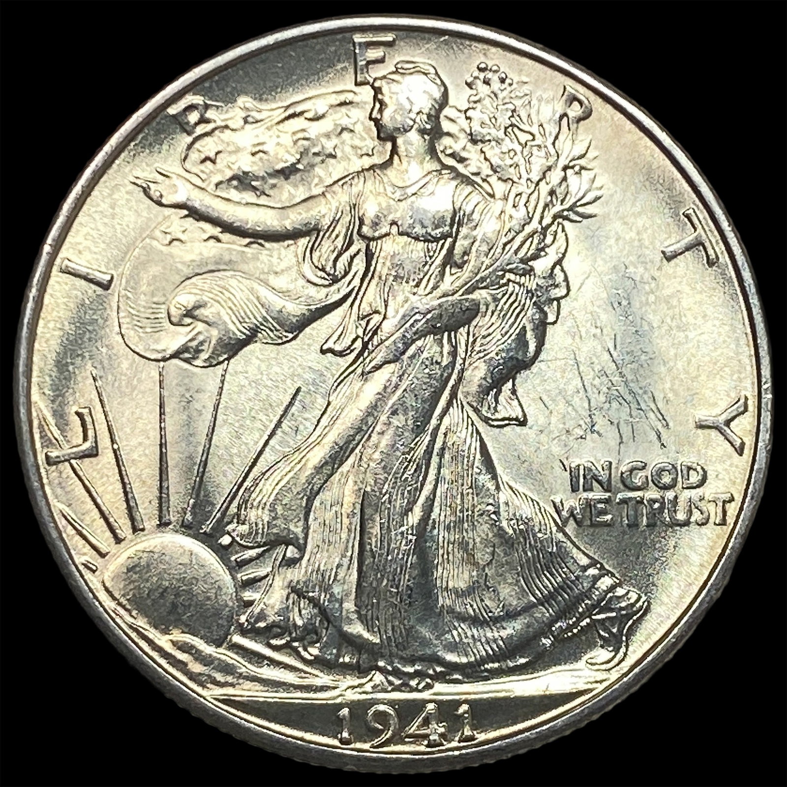 1941-D Silver Half Dollar GEM BU: 1941-D Silver Half Dollar GEM BU