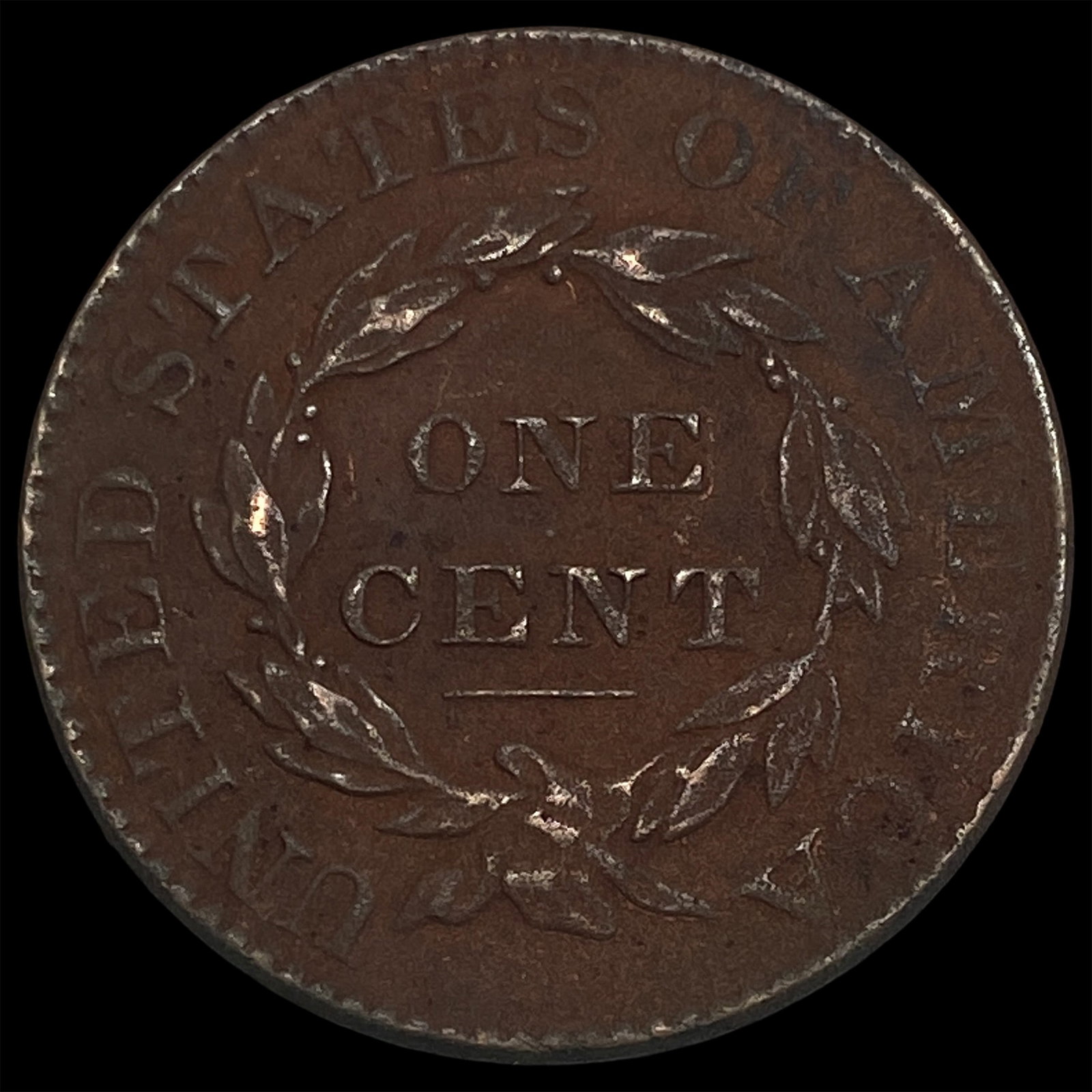 1828 Large Cent LIGHTLY CIRCULATED - 2