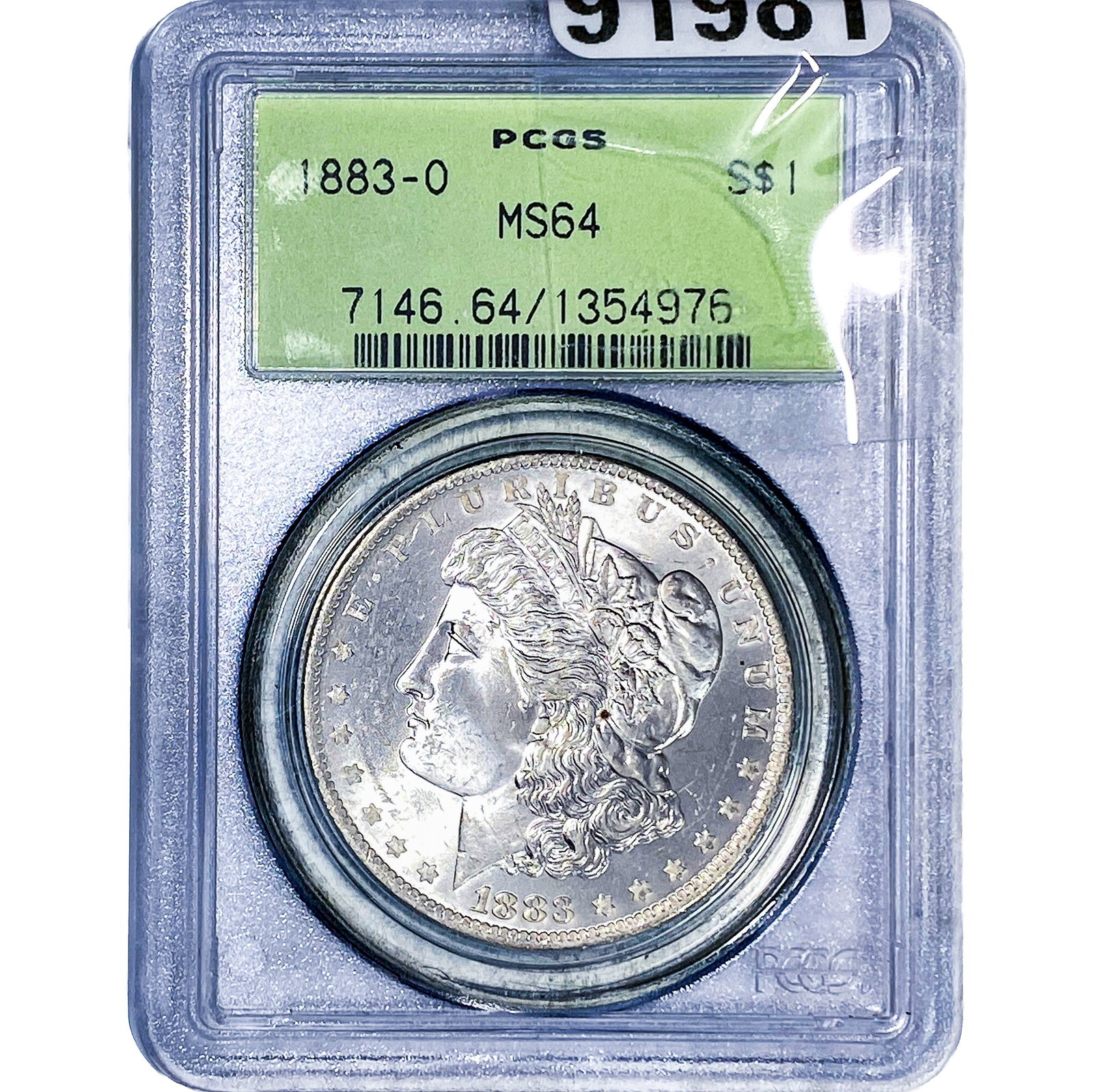 1883-O Morgan Silver Dollar PCGS MS64: 1883-O Morgan Silver Dollar PCGS MS64