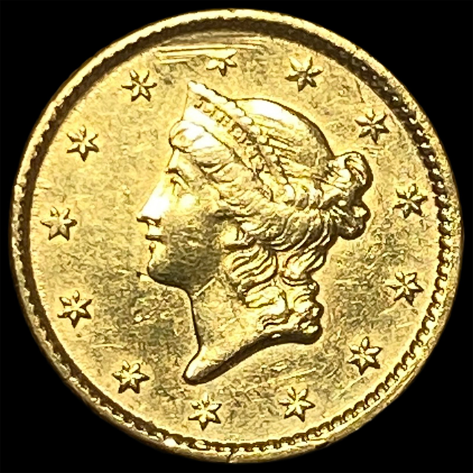 1850 Gold $1 Type 1 HIGH GRADE: 1850 Gold $1 Type 1 HIGH GRADE